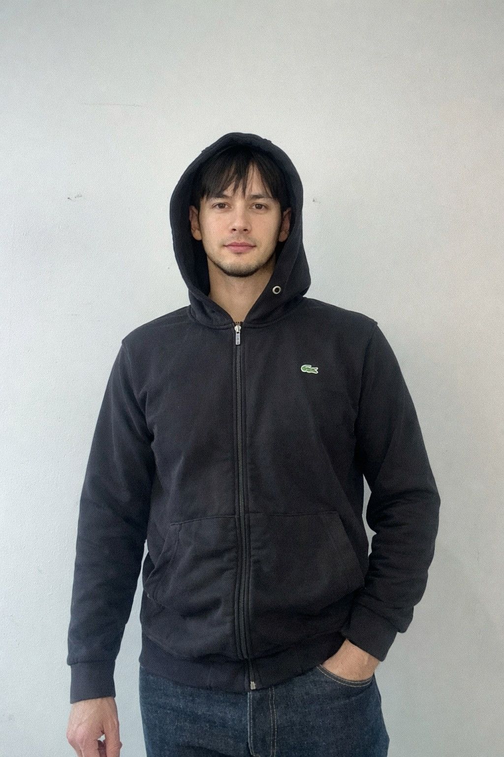 Lacoste Lacoste Full Zip Hoodie Black Men's Cotton Sweatshirt Size US L / EU 52-54 / 3 - 2 Thumbnail