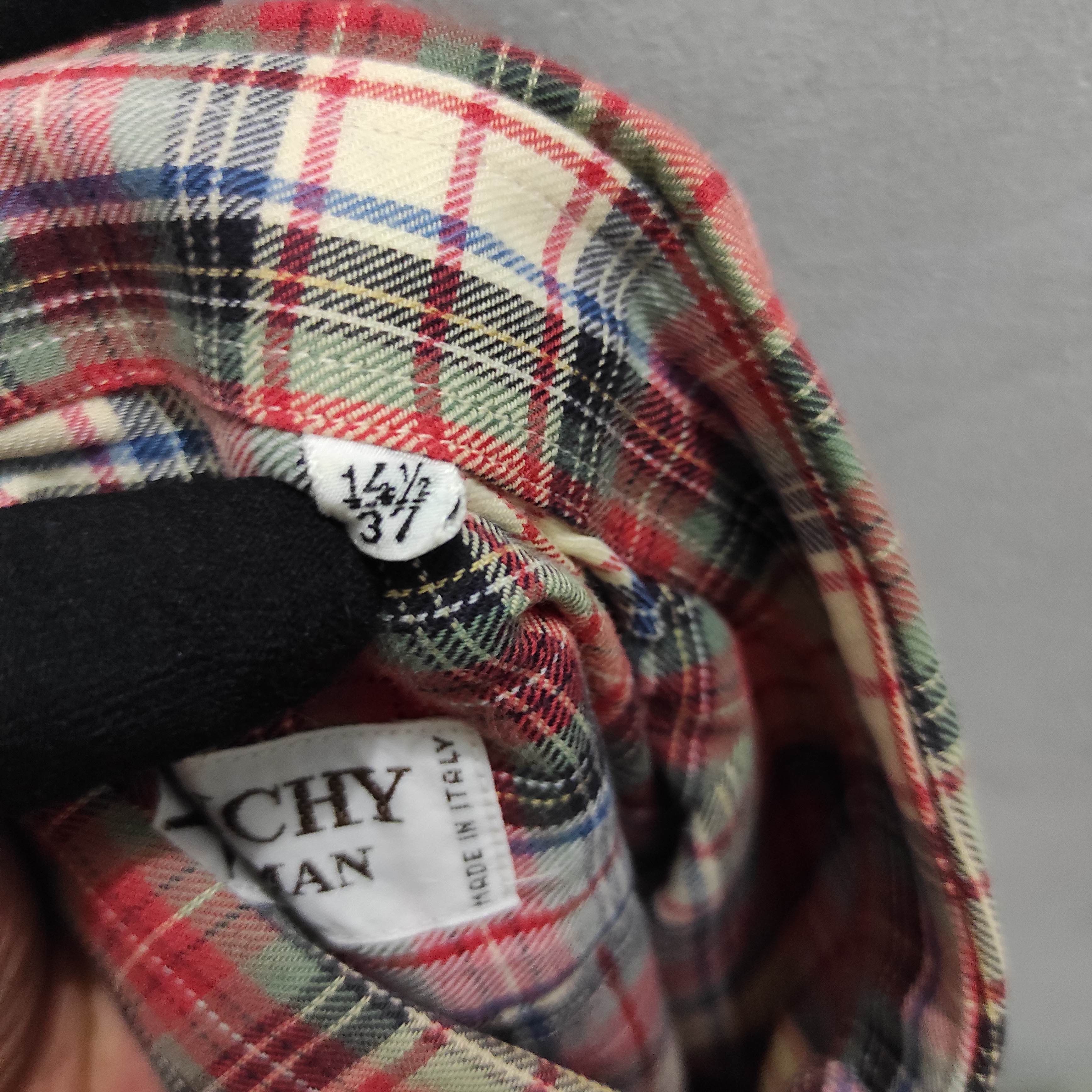 Givenchy Vintage Givenchy Gentleman Paris Flannel Shirt Size US S / EU 44-46 / 1 - 8 Thumbnail