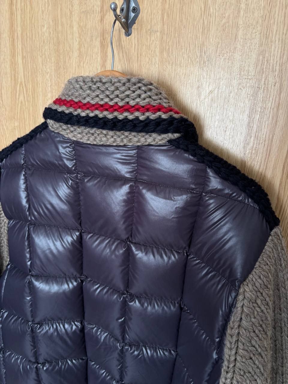 Moncler Vintage Moncler Wool Down Jacket Size US XL / EU 56 / 4 - 15 Thumbnail