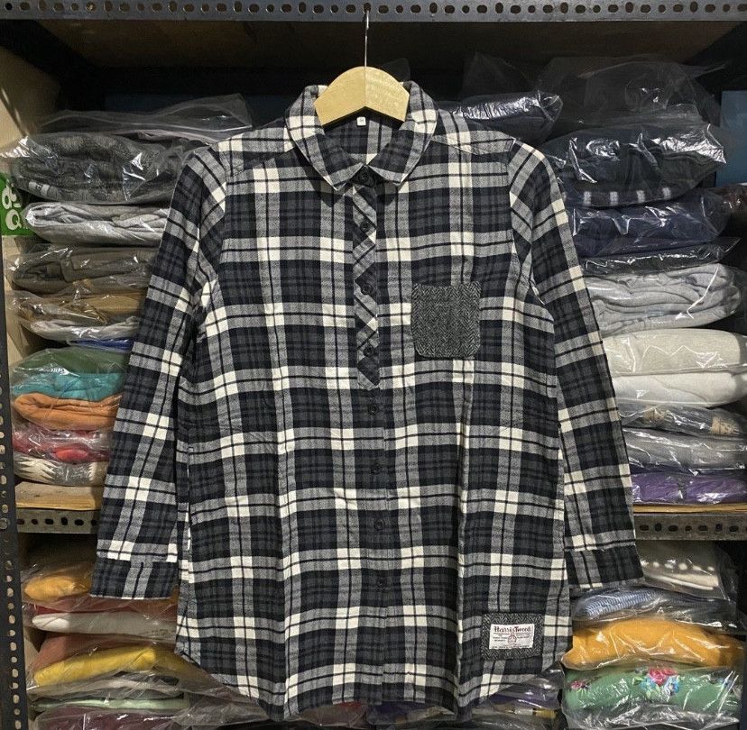 Harris Tweed Harris Tweed x Clossi button down shirt Size US M / EU 48-50 / 2 - 1 Thumbnail