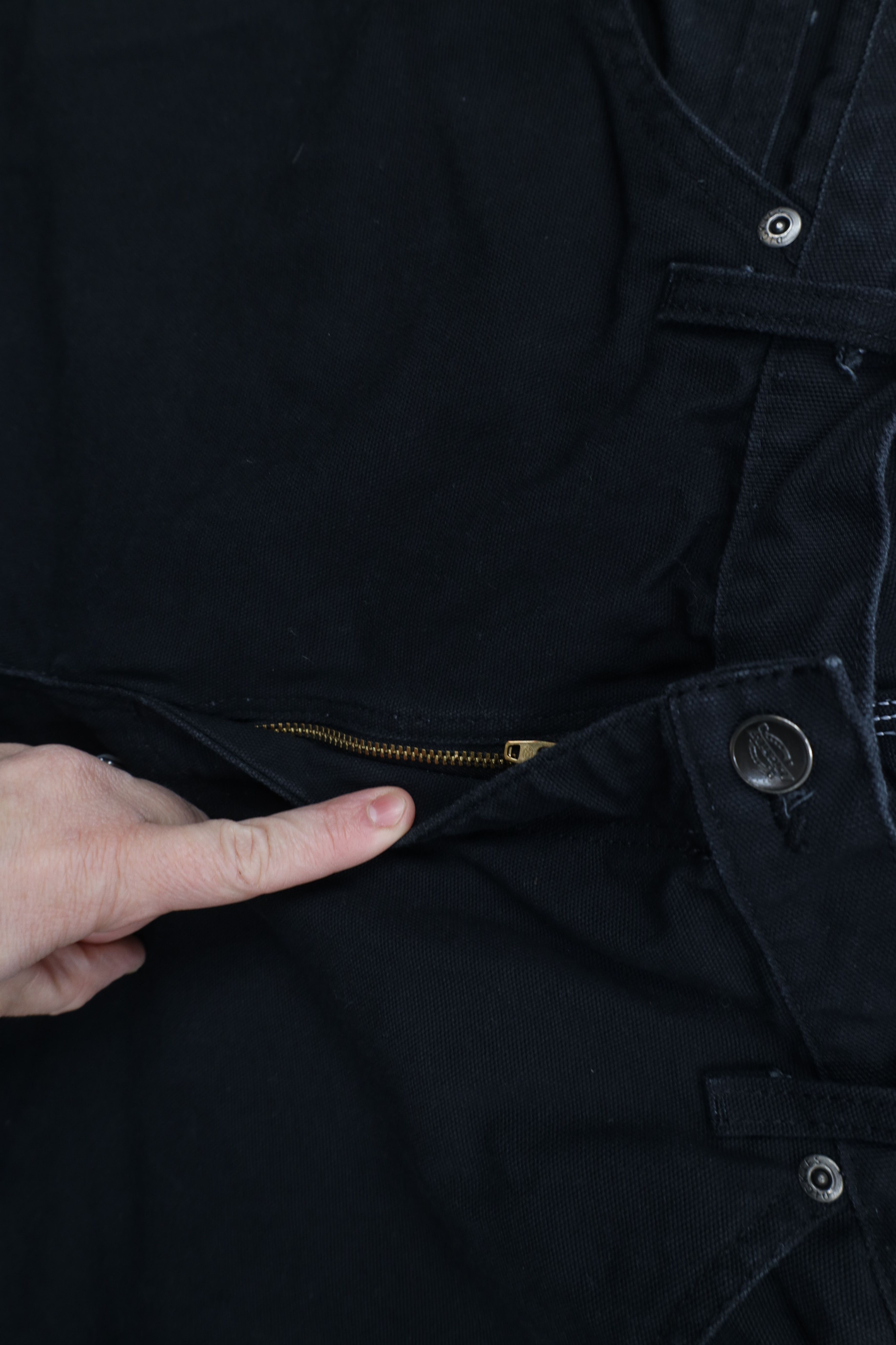 Dickies Vintage Y2K Dickies Wide Leg Dungaree Pants Black Cotton Size US 36 / EU 52 - 7 Thumbnail
