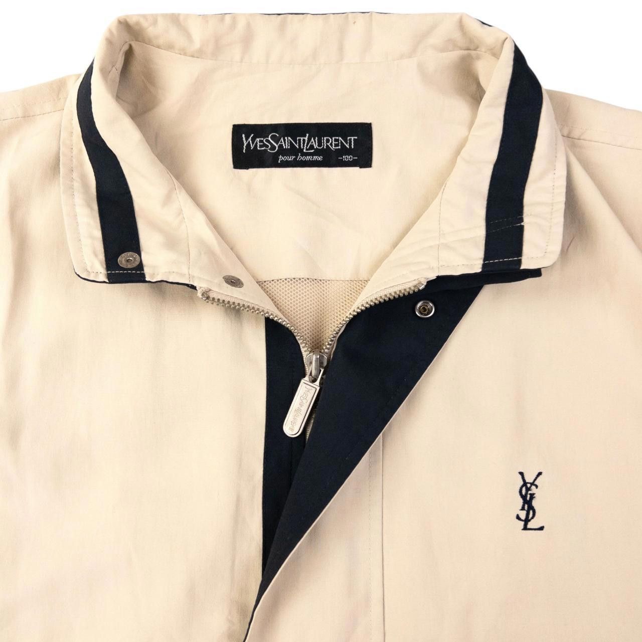 Yves Saint Laurent Vintage YSL Yves Saint Laurent Zip Up Jacket Size L Size US L / EU 52-54 / 3 - 3 Thumbnail