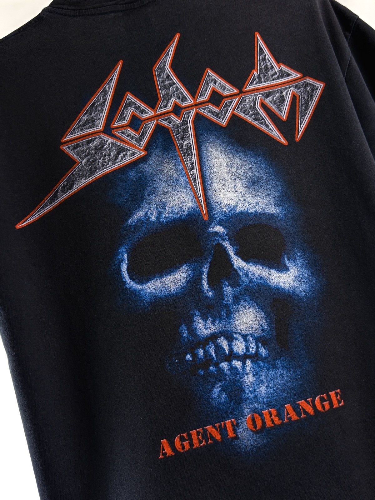 Band Tees 00s Vintage Sodom Agent Orange Thrash Metal Rock Tee T-Shirt Size US L / EU 52-54 / 3 - 9 Thumbnail