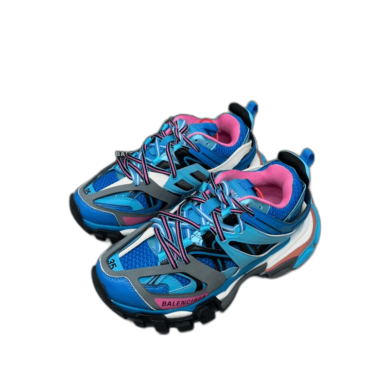 Balenciaga Balenciaga Track Sneakers in Blue and Pink-2505 Size US 5 / EU 37 - 1 Thumbnail