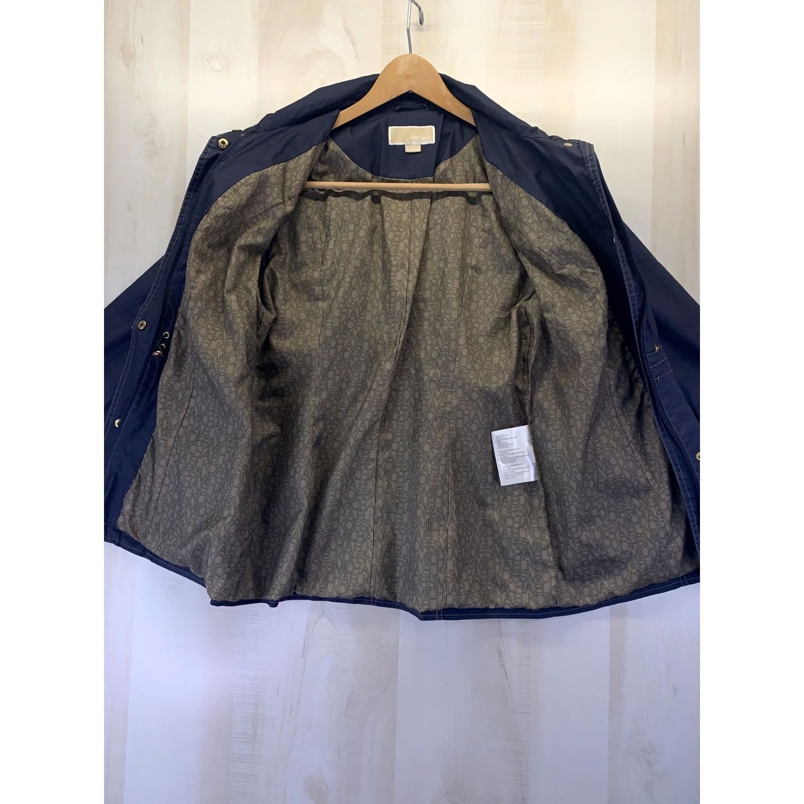 Michael Kors Michael Kors Womens Blue Zipper Pocket Button Jacket Sz M-5786 Size M / US 6-8 / IT 42-44 - 4 Thumbnail