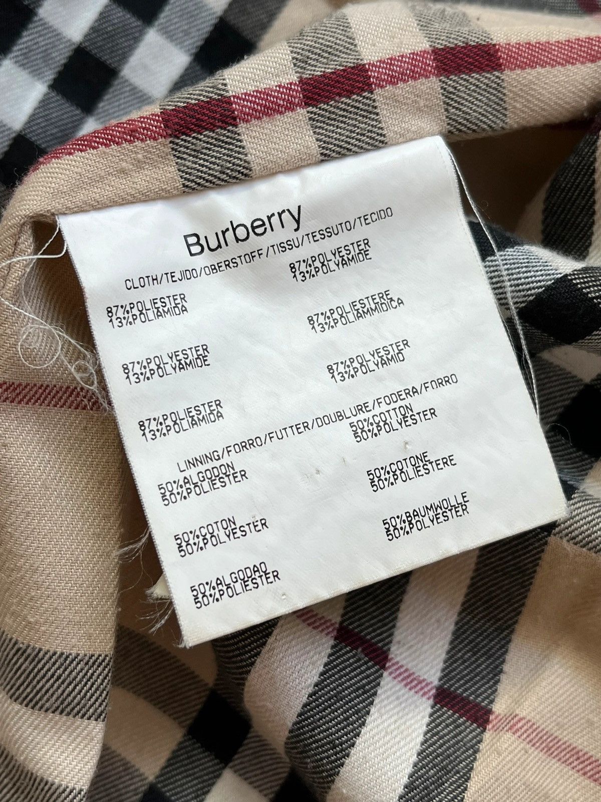 Burberry Burberry London Forynys Coat Plaid Lining Vintage 2000s Size 3XL / US 20-22 - 9 Thumbnail