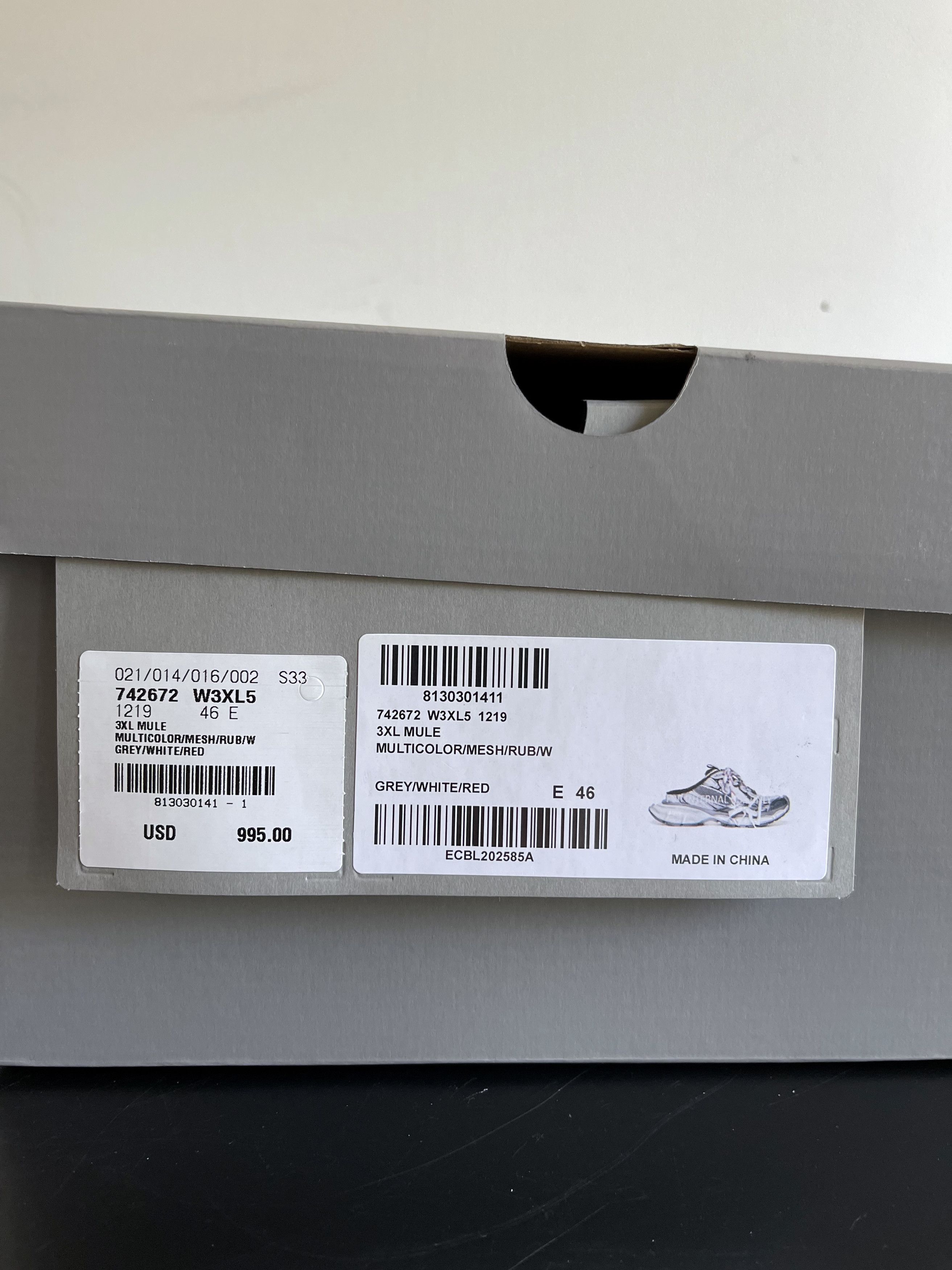 Balenciaga 3XL Mule Sneakers (46) US 13 Size US 13 / EU 46 - 11 Thumbnail