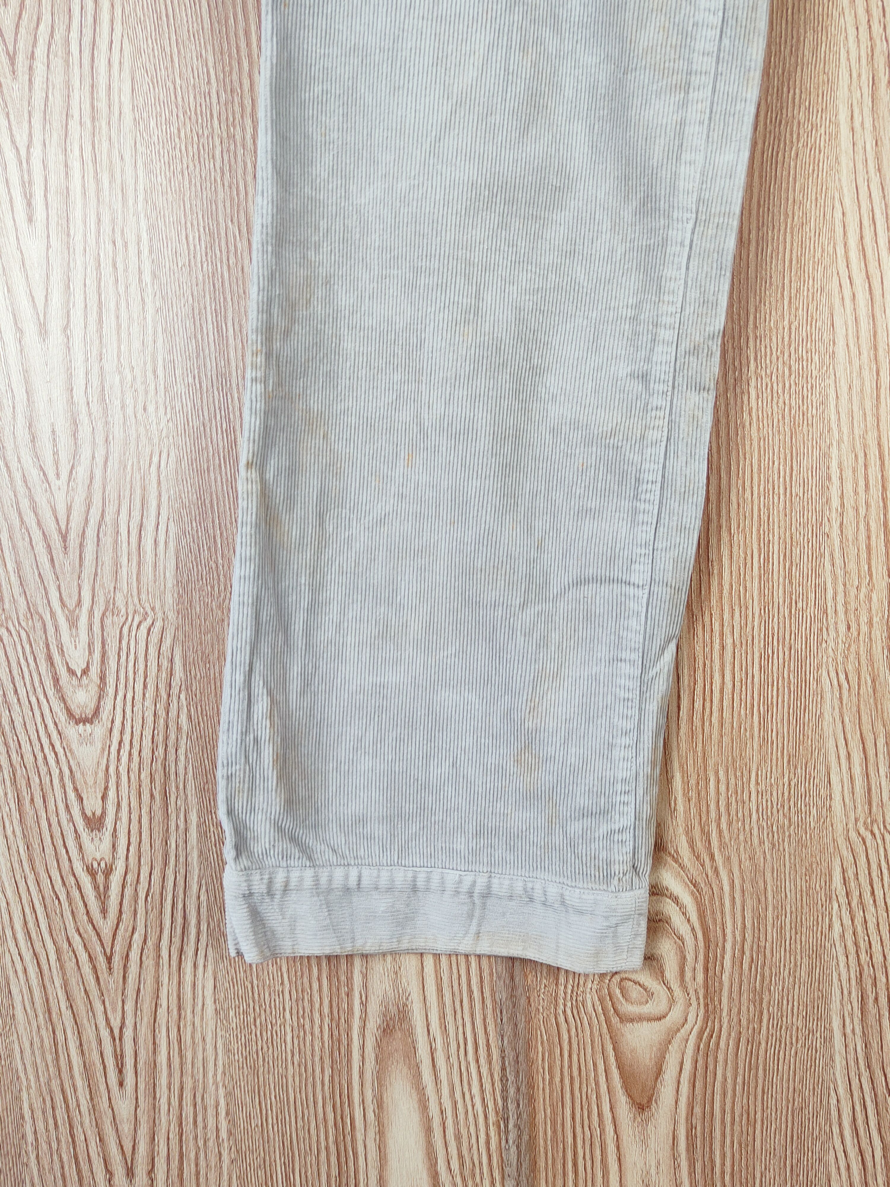 Slick Slick Gray Multipocket Corduroy Cargo Pants #W199 Size US 32 / EU 48 - 4 Thumbnail