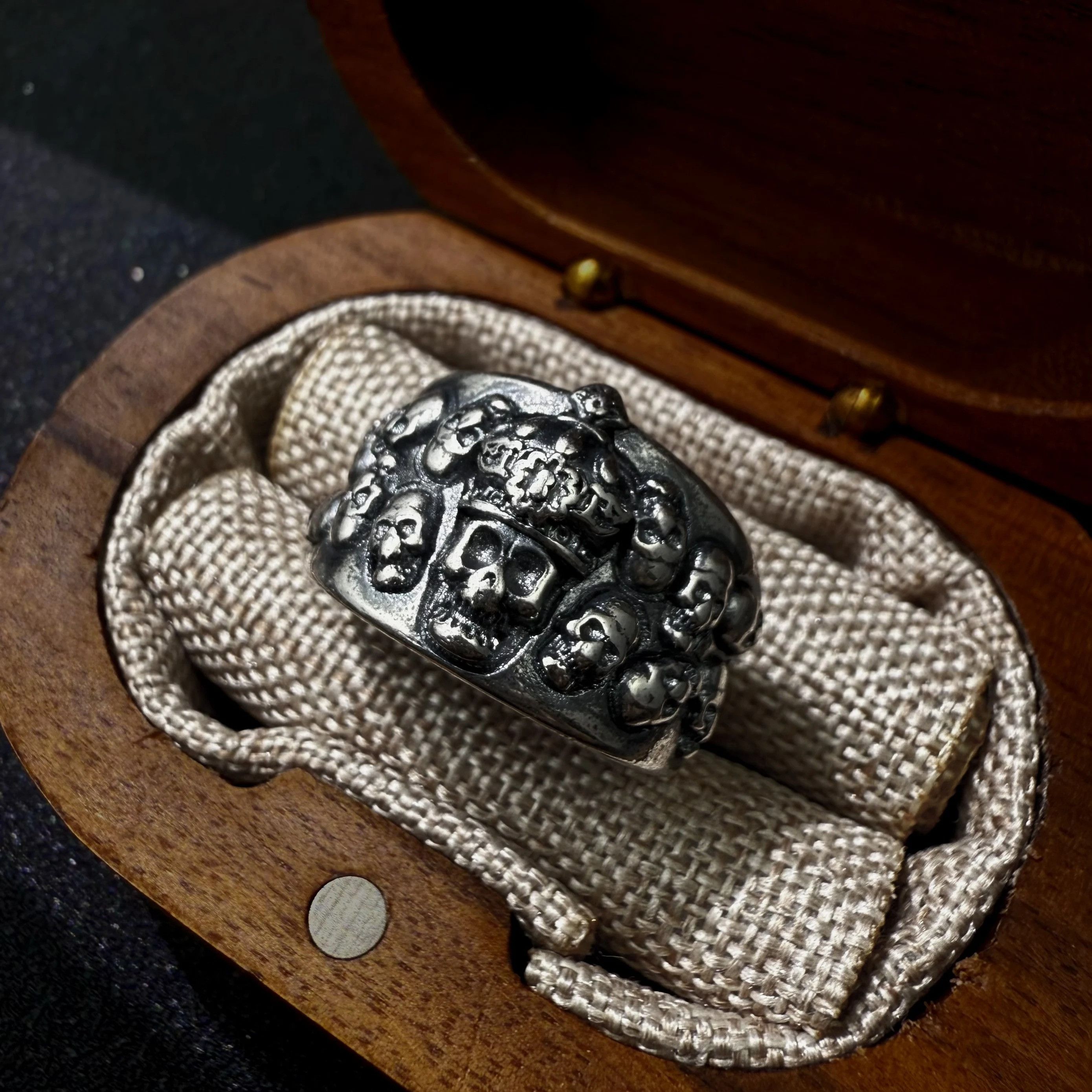 Vintage Biker Ring Size ONE SIZE - 2 Thumbnail