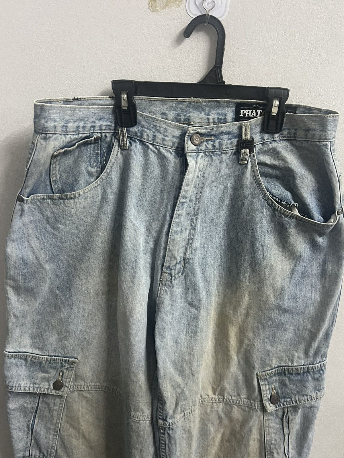 Phat Farm × Vintage PHAT FARM Vintage Cargo Carpenter Denim Size US 34 / EU 50 - 13 Thumbnail