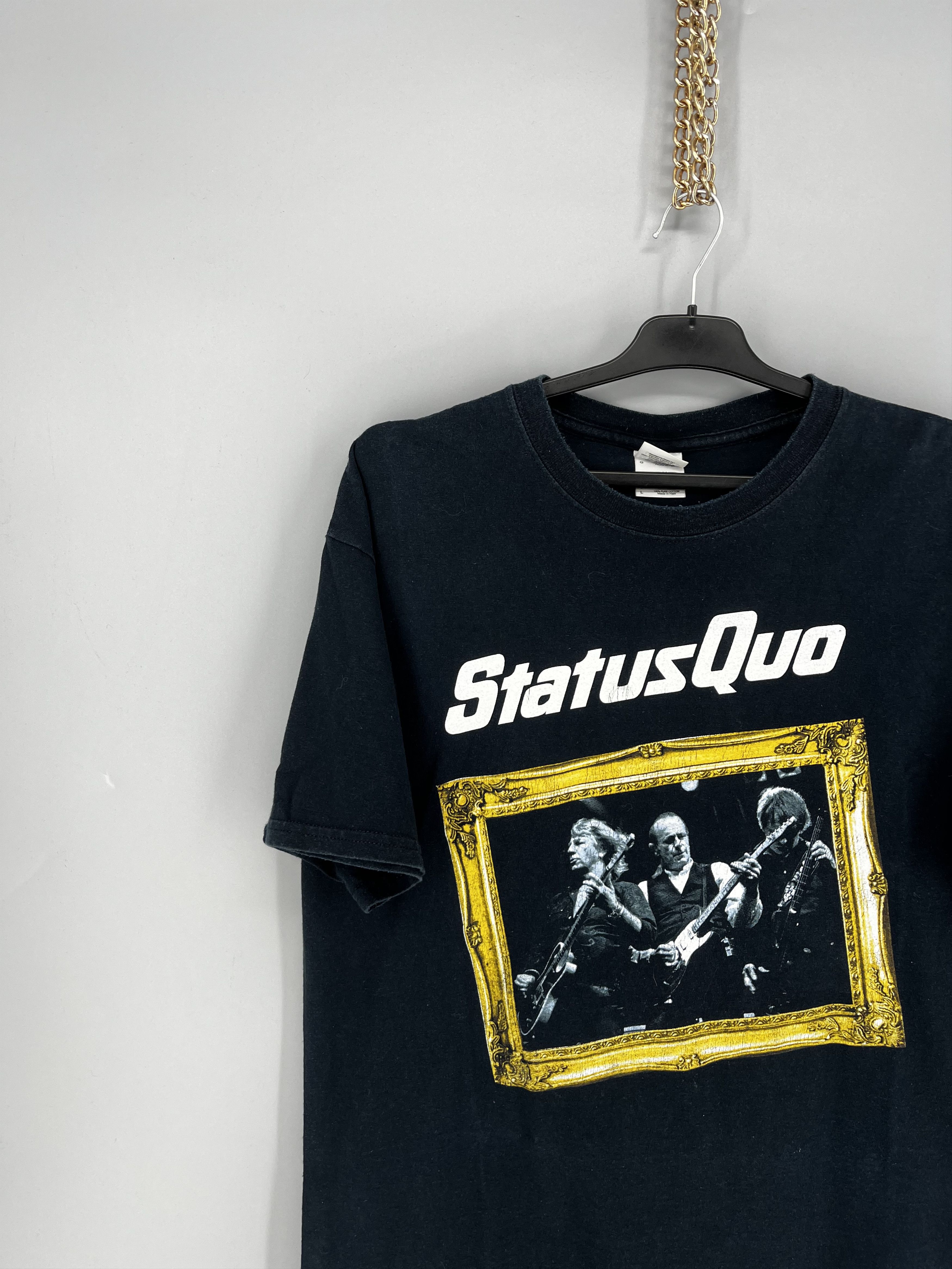 Band Tees Status Quo 2008 Vintage Tour Rock Band Tee Size L Size US L / EU 52-54 / 3 - 4 Thumbnail