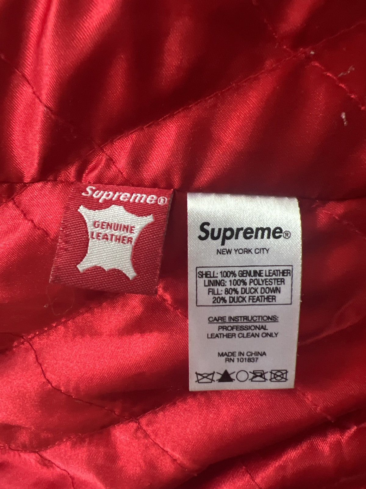 Supreme Supreme Leather Playboy Jacket Size US S / EU 44-46 / 1 - 3 Thumbnail