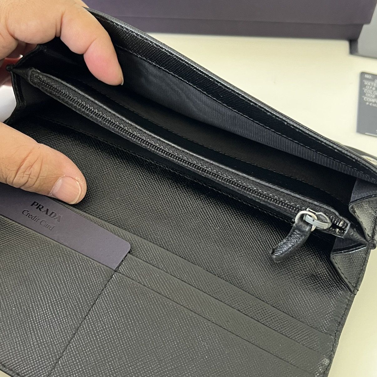 Prada Prada tessuto long wallet Size ONE SIZE - 7 Thumbnail