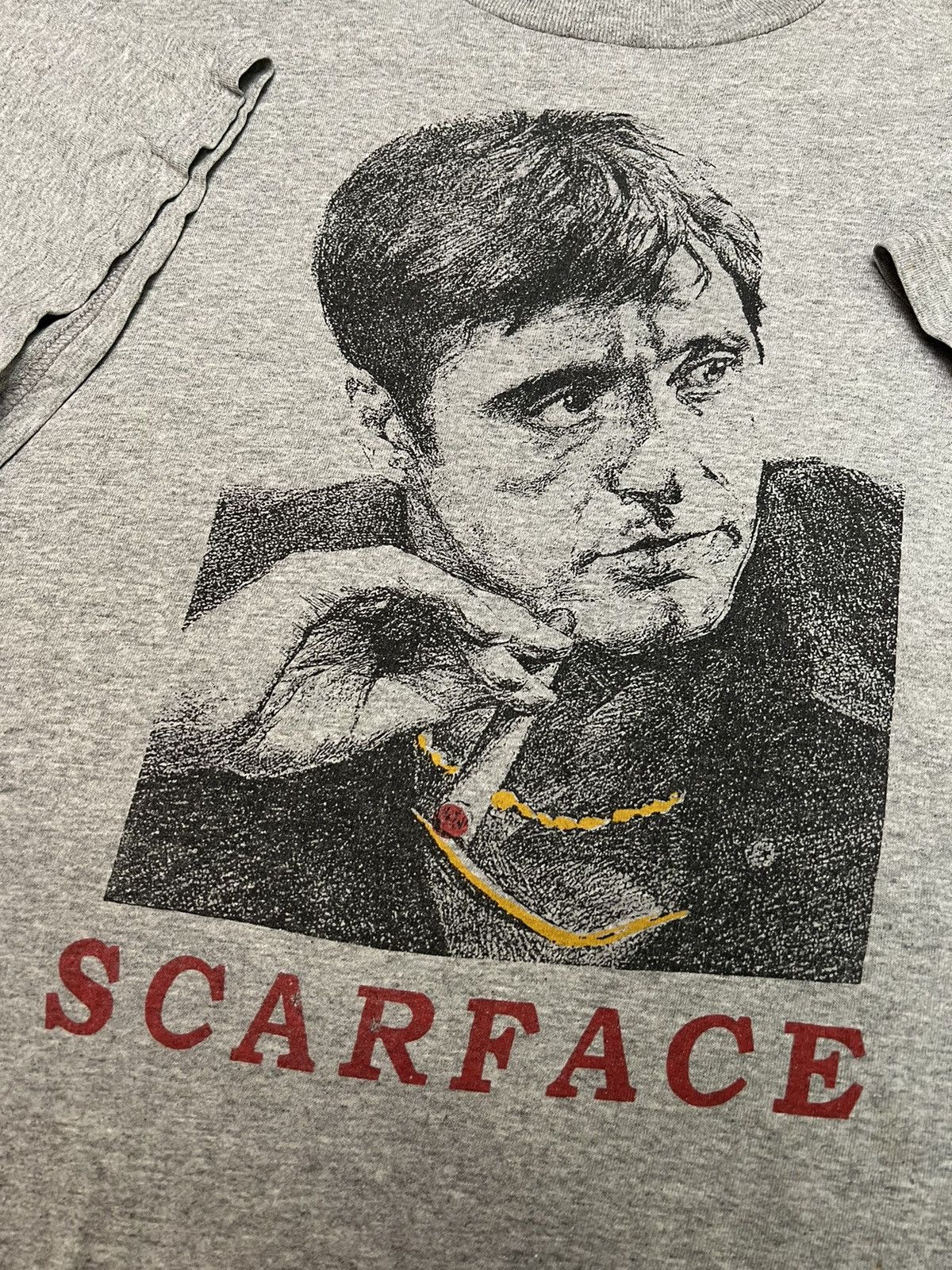 Delta Vintage scarface smoking t shirt size XXL Size US XXL / EU 58 / 5 - 2 Thumbnail