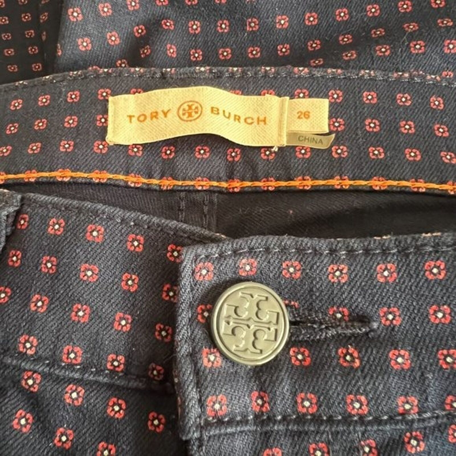 Tory Burch TORY BURCH Low-Rise Skinny Leg Jeans, S/US26 SRP: $250 Size 26" / US 2 / IT 38 - 4 Thumbnail