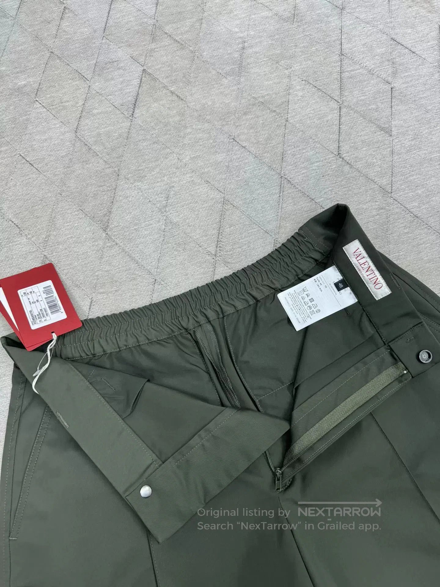 Valentino Valentino Army Green Cargo Shorts. Size US 36 / EU 52 - 6 Thumbnail
