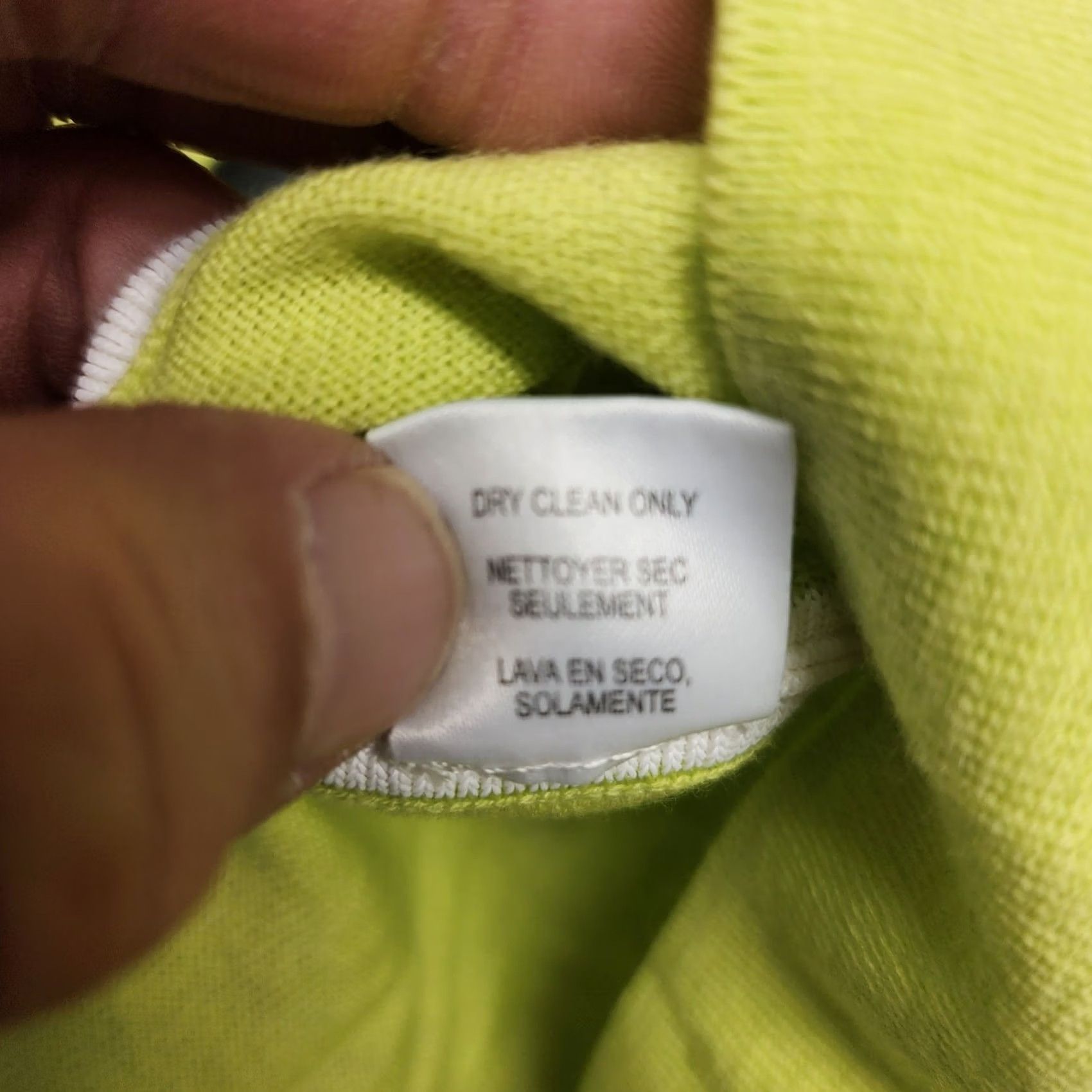 Vintage Worth New York Top Womens P Wool Blend Lightweight Sweater Tunic Stretch Crew Neck Long Sleeve Pullover Solid Green Wool Blend P Wool Blend Size S / US 4 / IT 40 - 5 Thumbnail