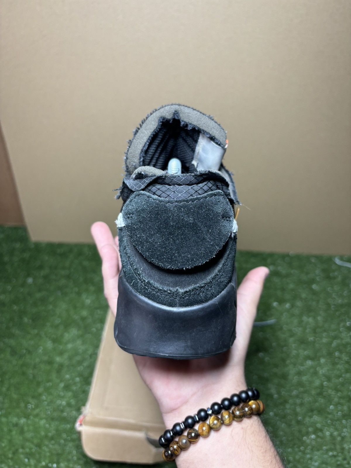 Off-White Nike air max 90 offwhite black Size US 10 / EU 43 - 8 Thumbnail