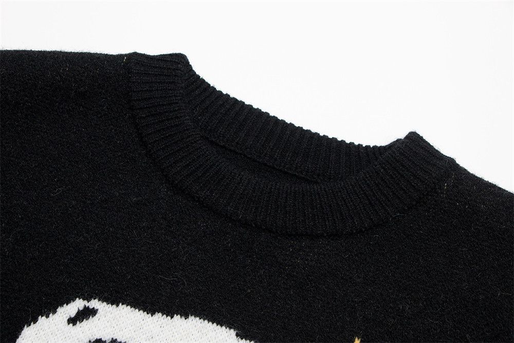 Vintage Men's Loose Casual Bunny Cartoon Crew Neck Sweater Size US M / EU 48-50 / 2 - 3 Thumbnail