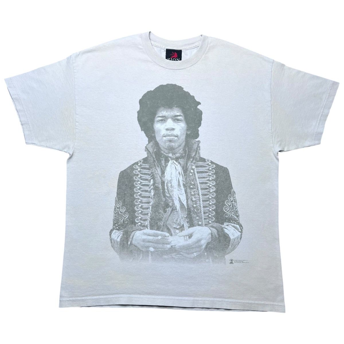Band Tees × Vintage × Zion Rootswear Vintage 2002 Jimi Hendrix Zion Rootswear Graphic Band Tee Size US XL / EU 56 / 4 - 1 Thumbnail