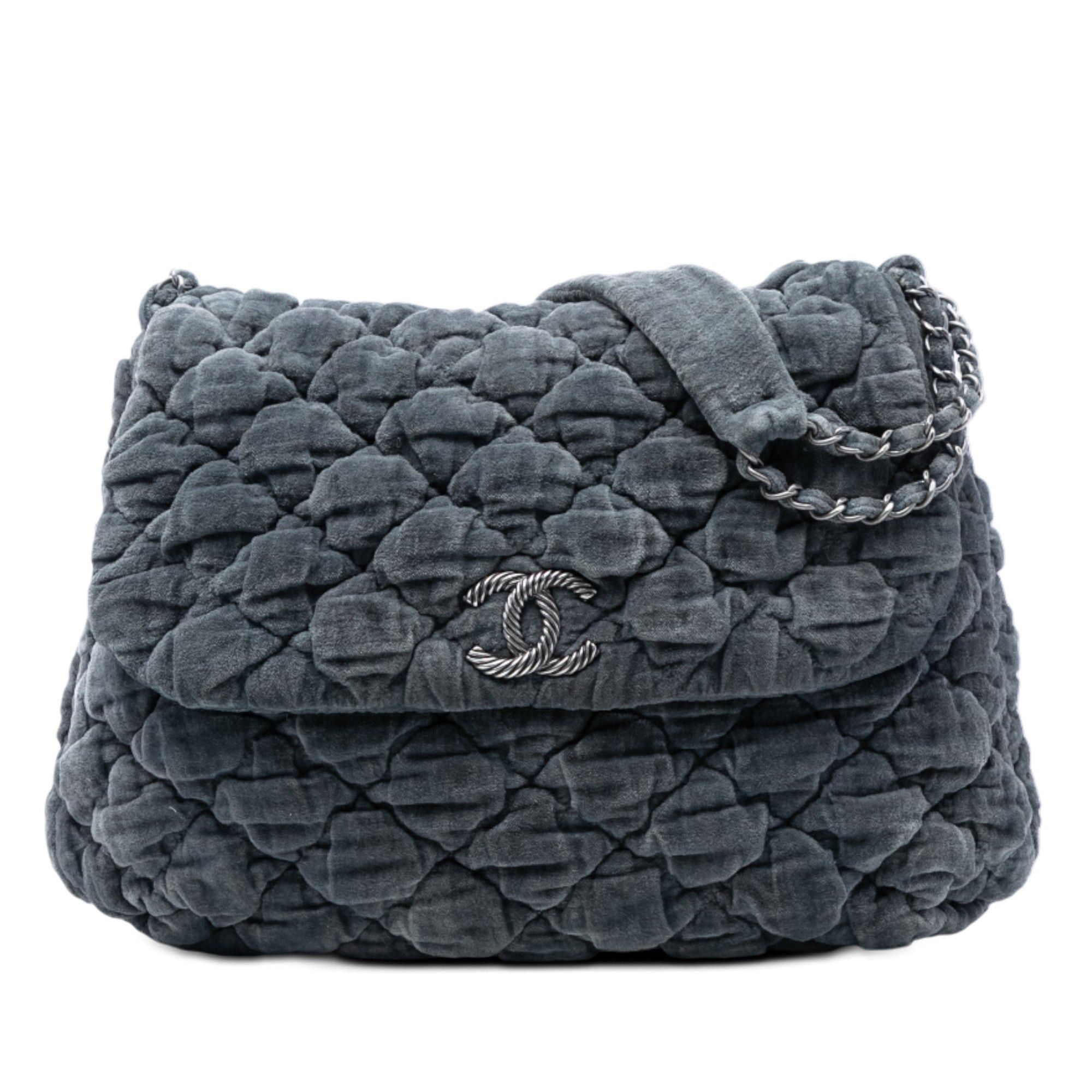 Chanel Paris Moscou Bubble Quilted Velvet Flap Size ONE SIZE - 1 Thumbnail
