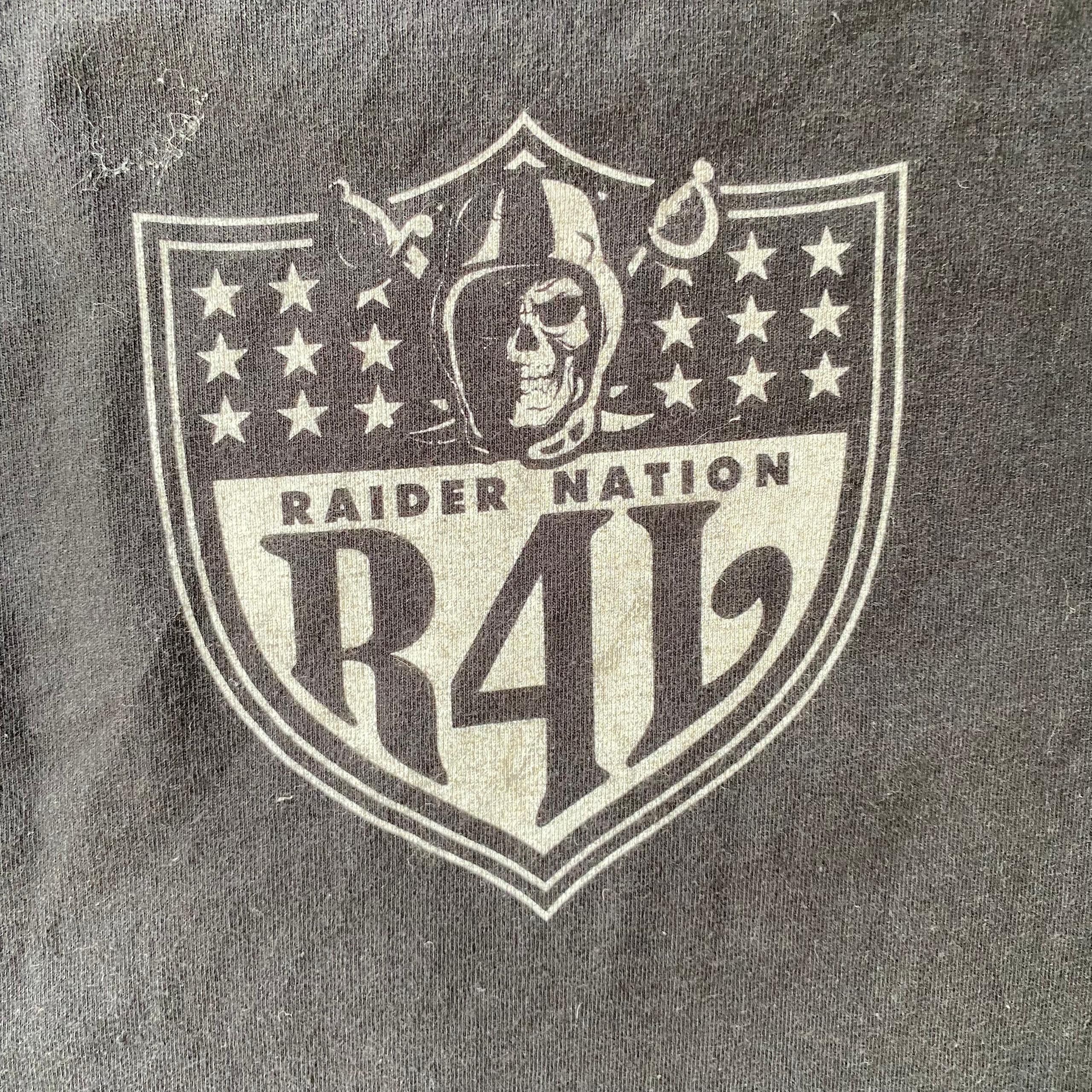 Rider Boot Co. Vintage Raiders Nation NBA Tshirt Size US XXL / EU 58 / 5 - 6 Thumbnail