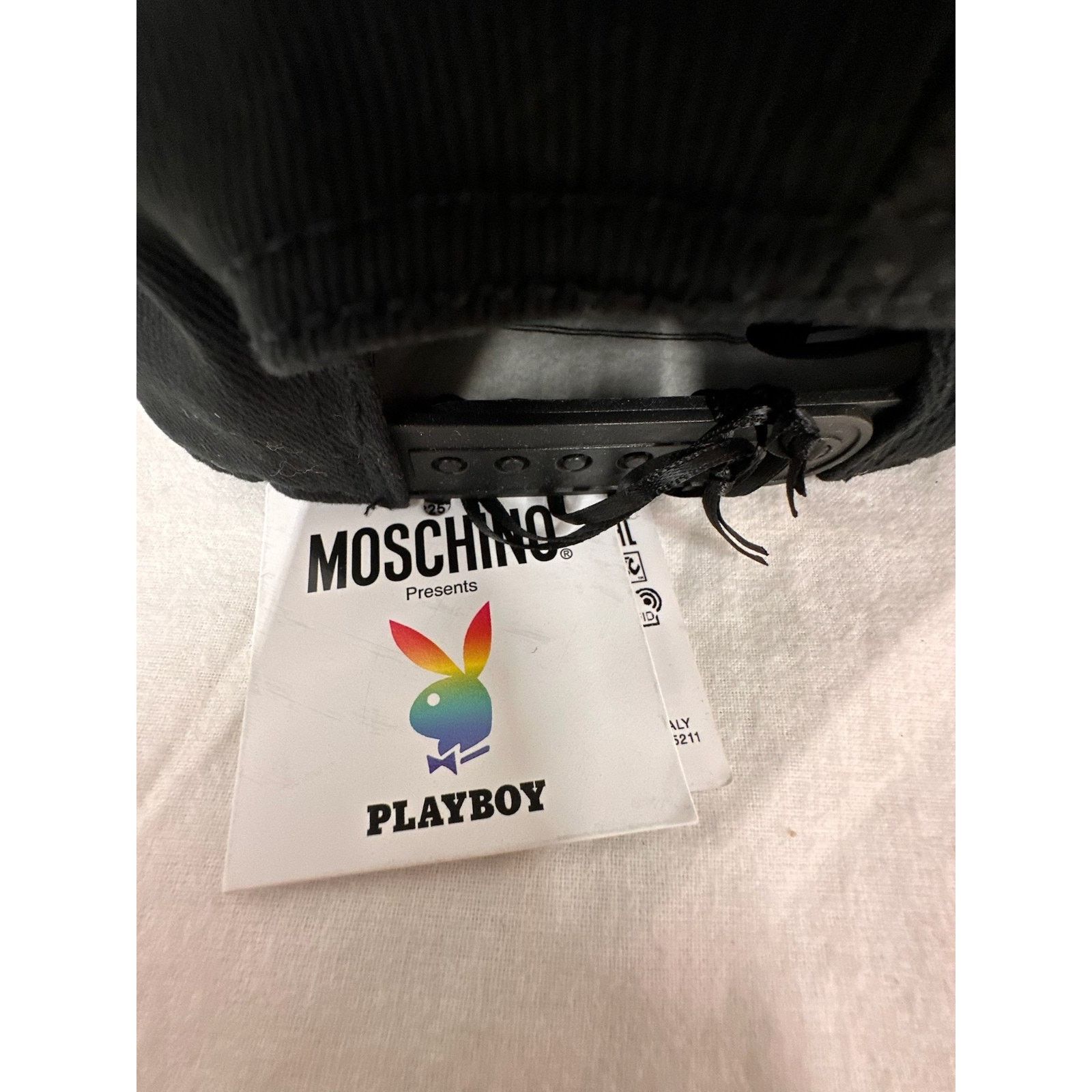 Moschino AW19 Moschino GAYBOY HAT ADJUSTABLE PLAYBOY BASEBALL CAP Size ONE SIZE - 6 Thumbnail