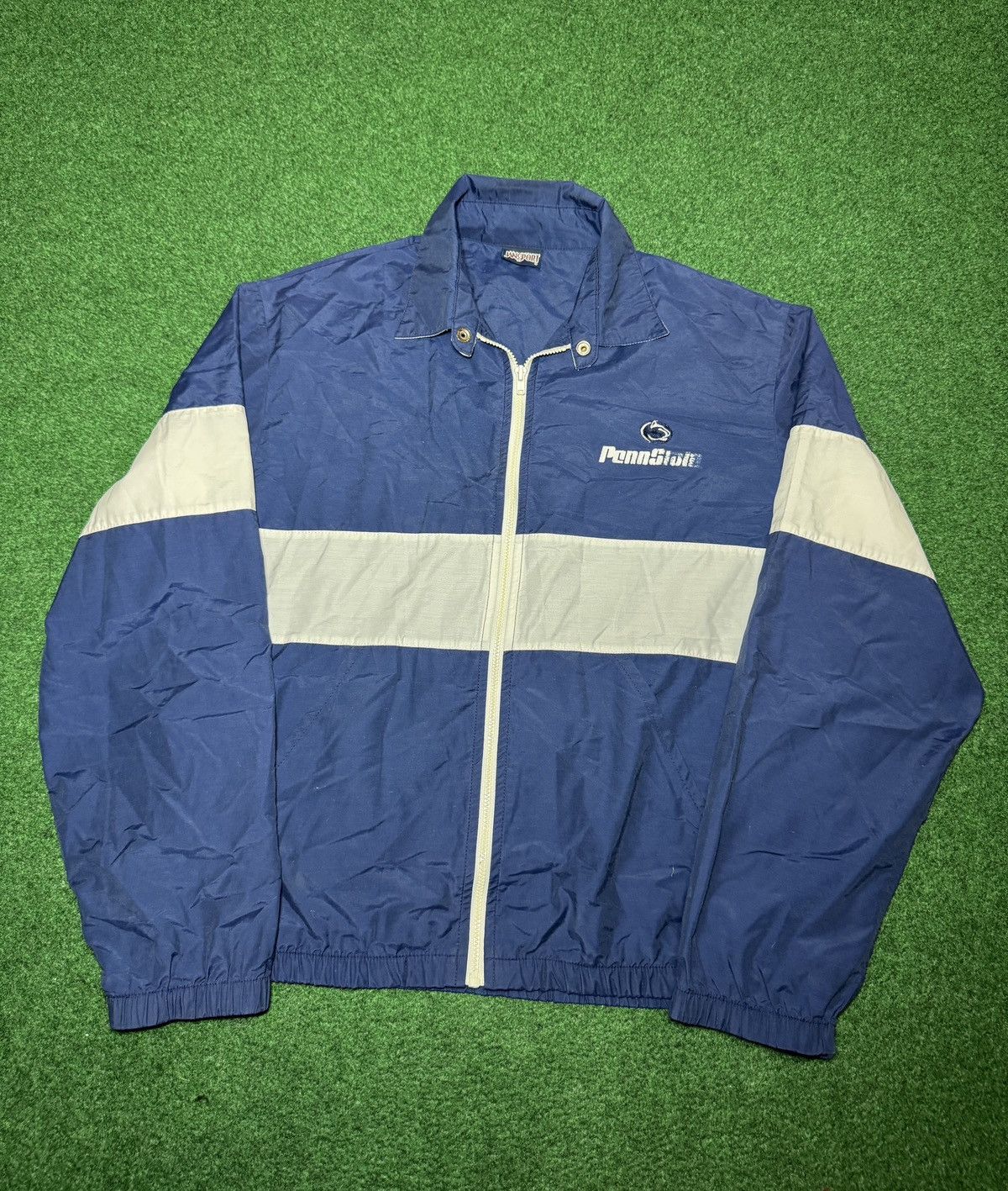 Jansport Penn State Jansports Windbreaker College M/L 23x25 Jacket Size L / US 10 / IT 46 - 1 Thumbnail