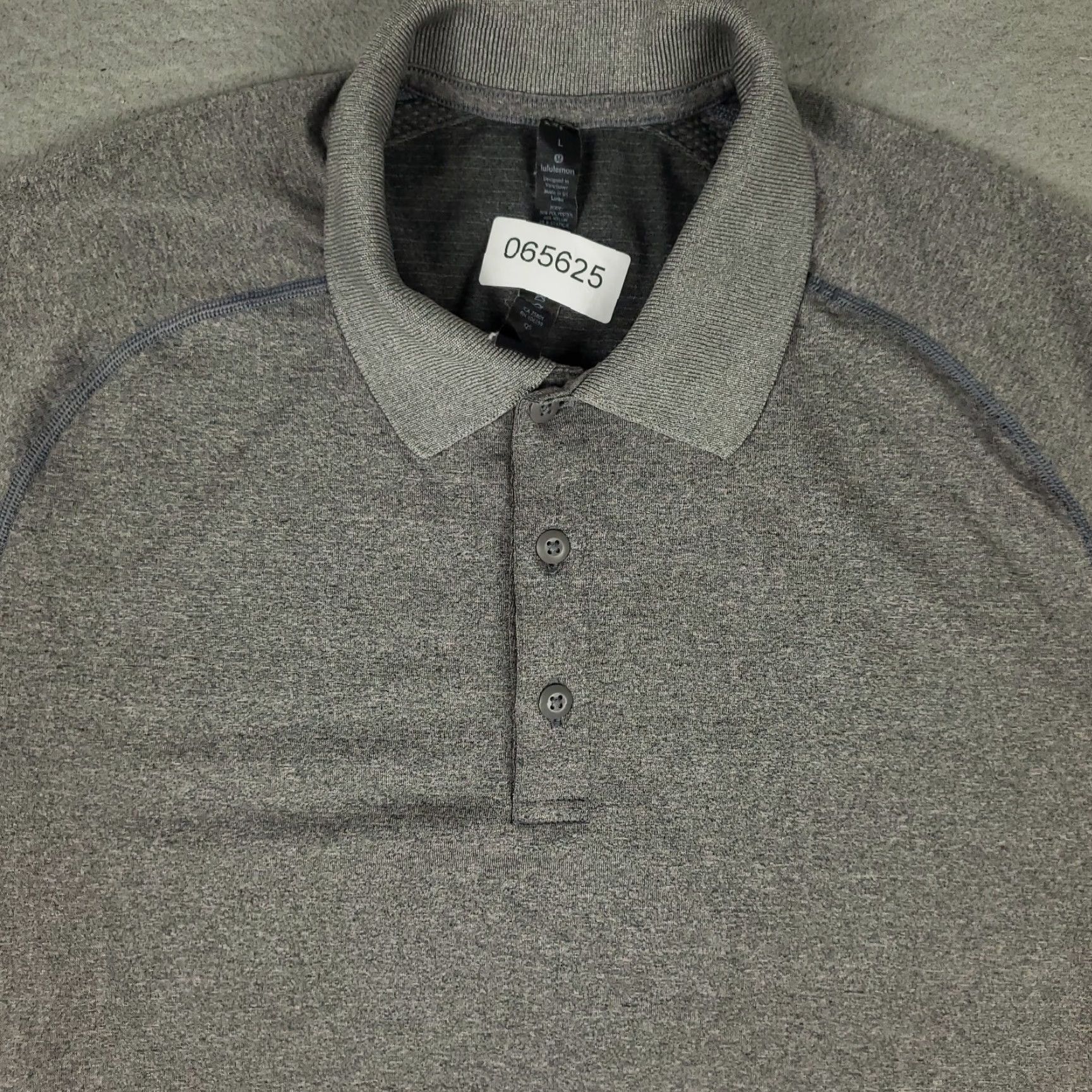 Lululemon Lululemon Polo Shirt Mens L Gray Breatheable Short Sleeve Polo Shirt, Golf, Gym & Training, Activewear, Casual, Business, Formal, Travel, Preppy Mens Size US L / EU 52-54 / 3 - 2 Thumbnail