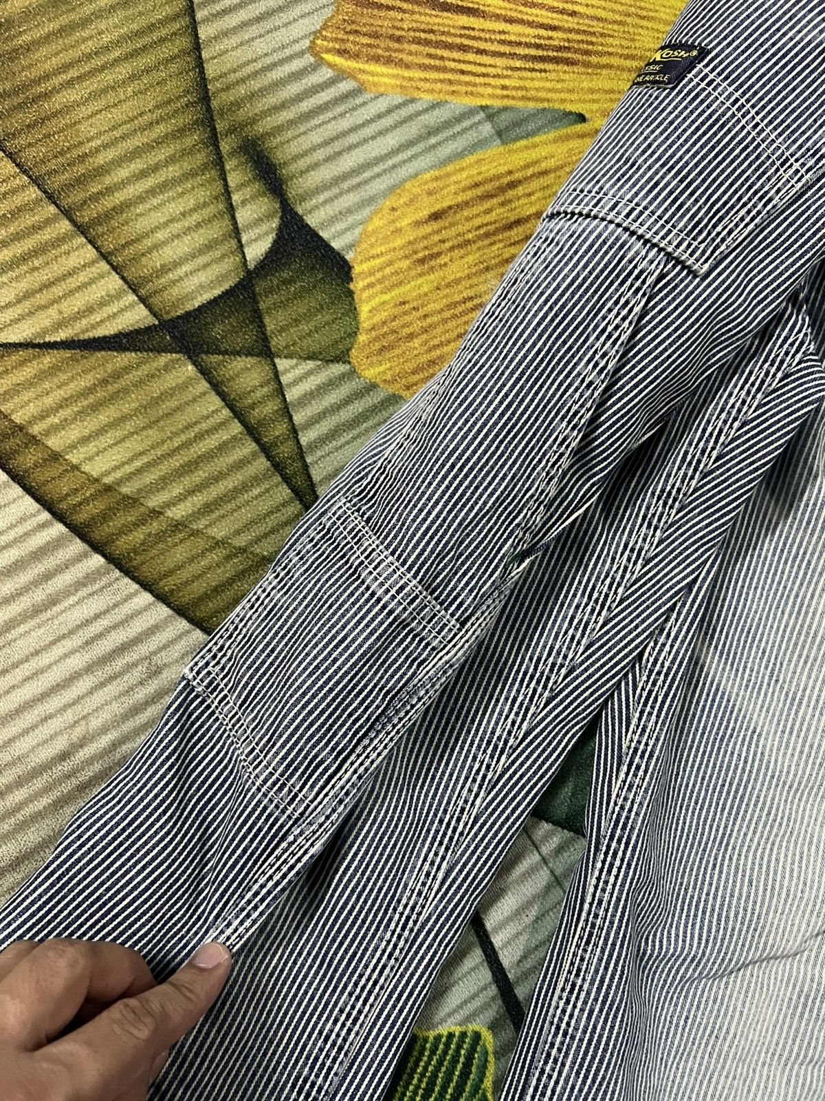 Japanese Brand 💥Vintage Oshkosh Carpenter Stripe Hickory Denim Jean Size US 36 / EU 52 - 13 Thumbnail