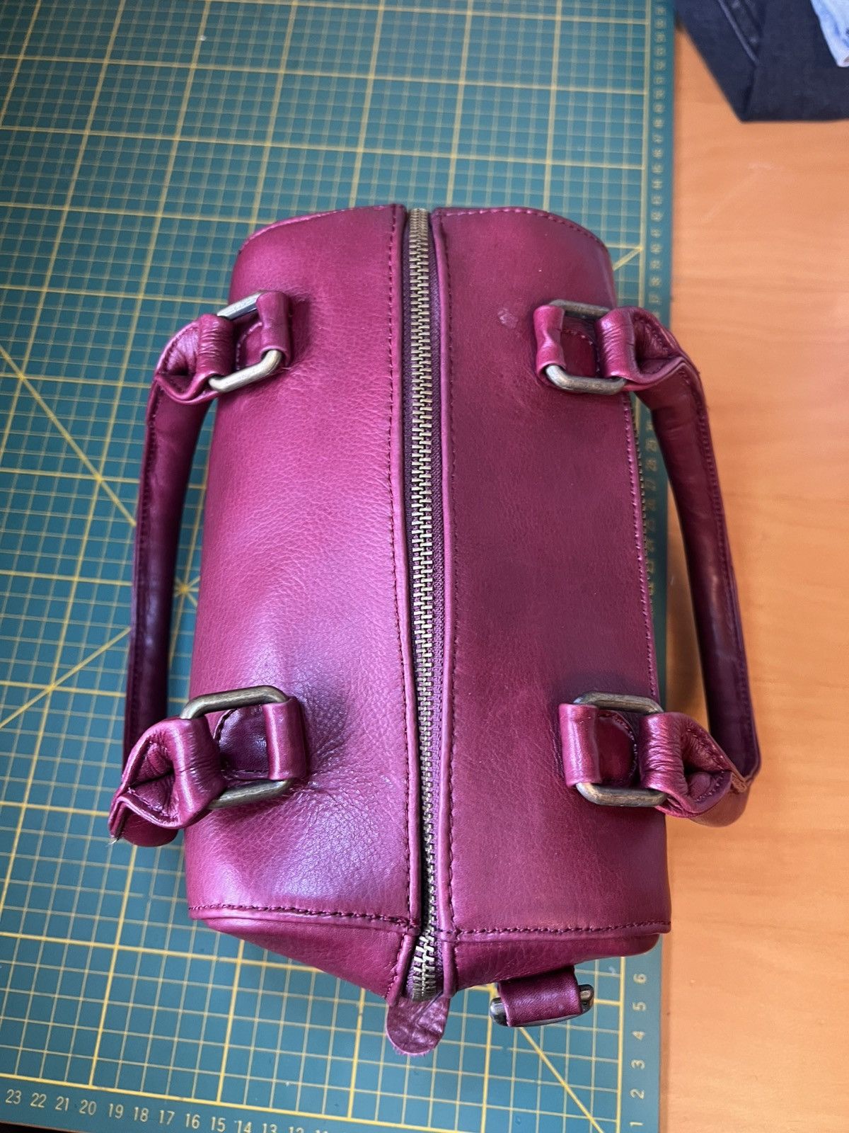 Vintage Vintage Wanderers Travel Co. Mini Turin leather handbag Size ONE SIZE - 7 Thumbnail