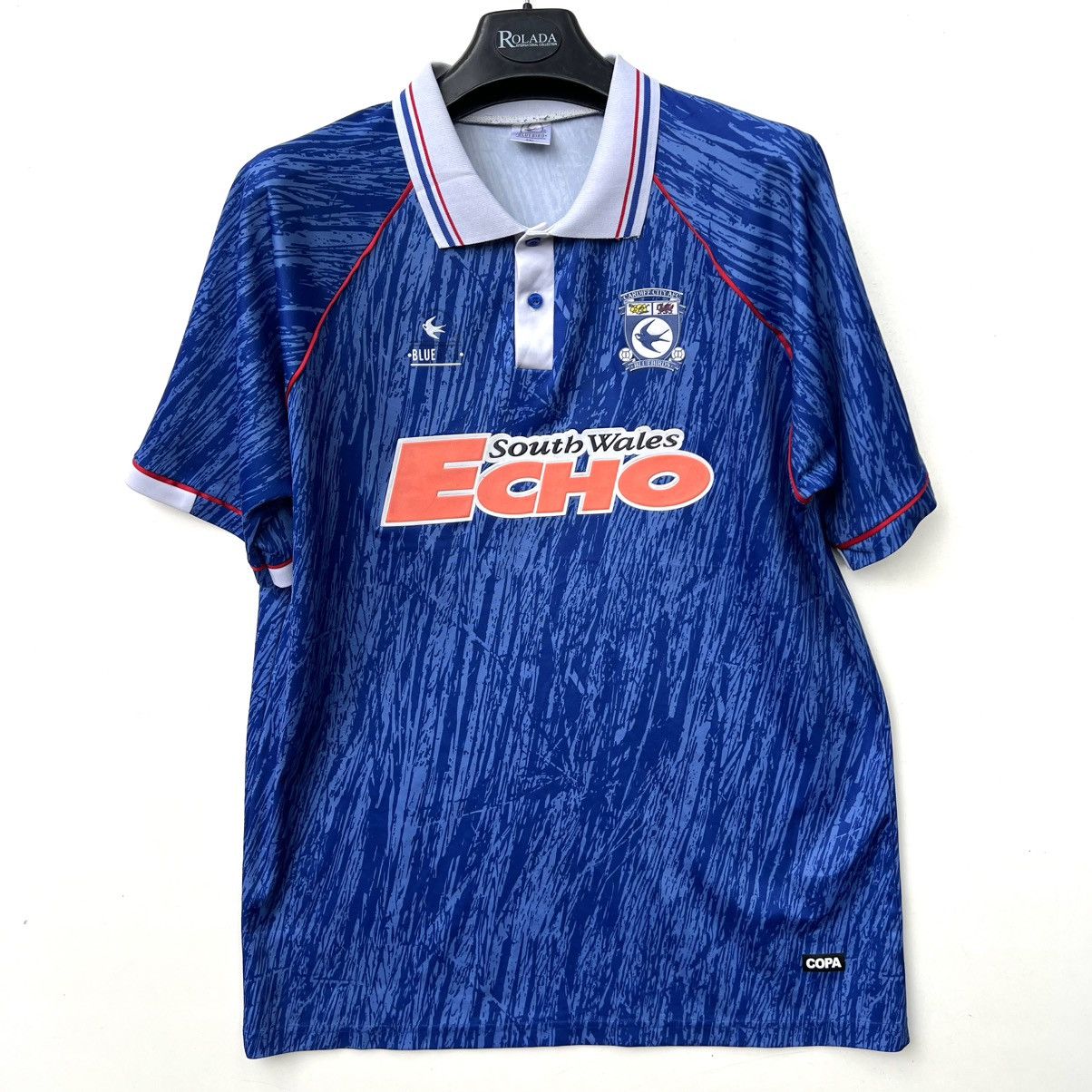 Vintage Cardiff City FC Bluebirds 1992 Football Soccer Jersey Size US XXL / EU 58 / 5 - 1 Thumbnail