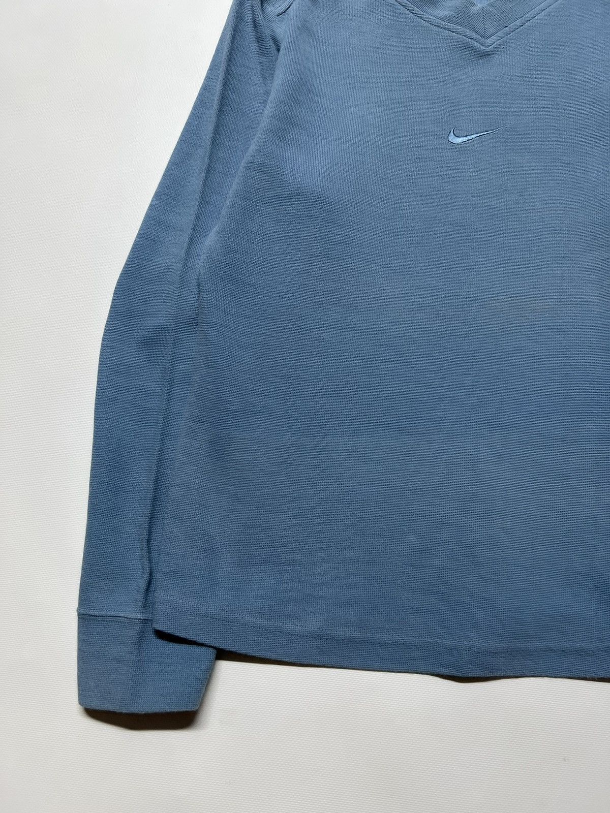 Vintage Vintage Y2k Nike 🩵 Center Mini Swoosh Long Sleeve 00’s Size M / US 6-8 / IT 42-44 - 5 Thumbnail