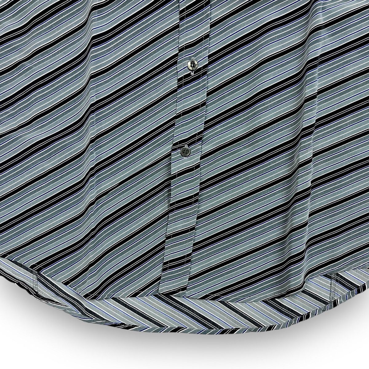 If Six Was Nine × Le Grande Bleu (L.G.B.) × Vintage Atelier Sab Vintage Striped Shirt Slim Fit Size US M / EU 48-50 / 2 - 5 Thumbnail