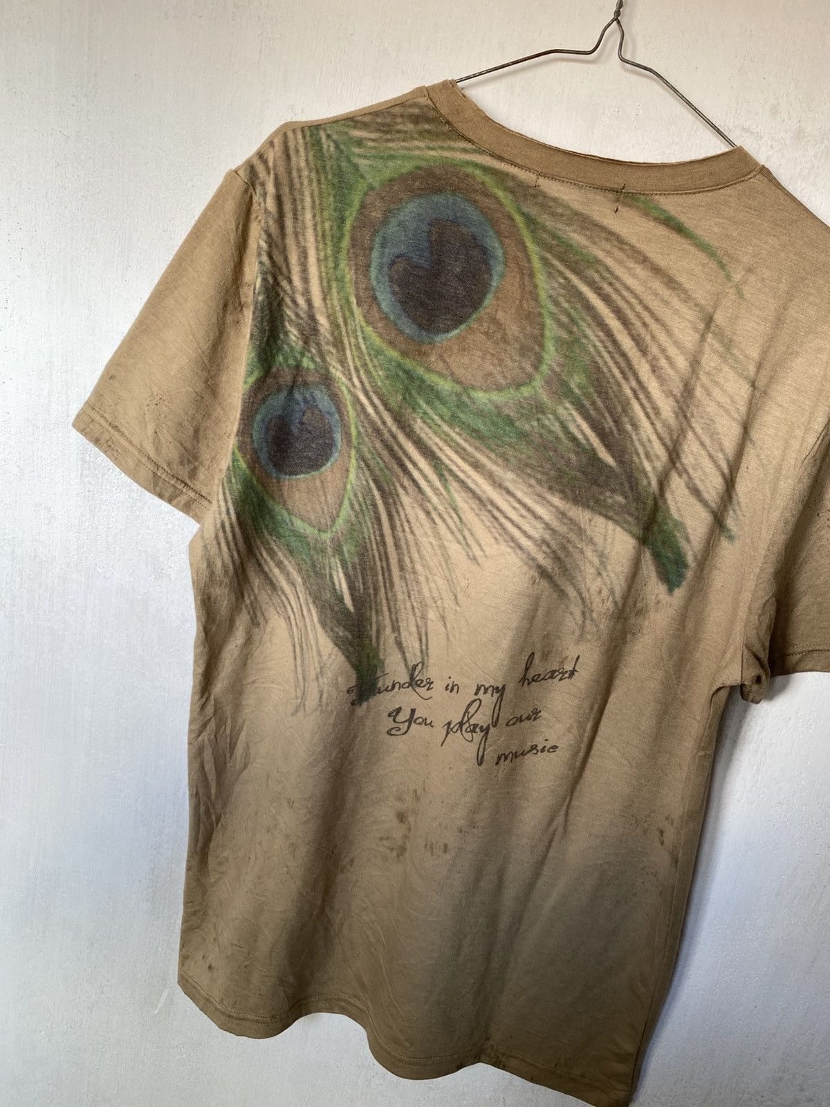 If Six Was Nine × In The Attic × Le Grande Bleu (L.G.B.) In The Attic Homme Poem Feather Tshirt Size US M / EU 48-50 / 2 - 4 Thumbnail