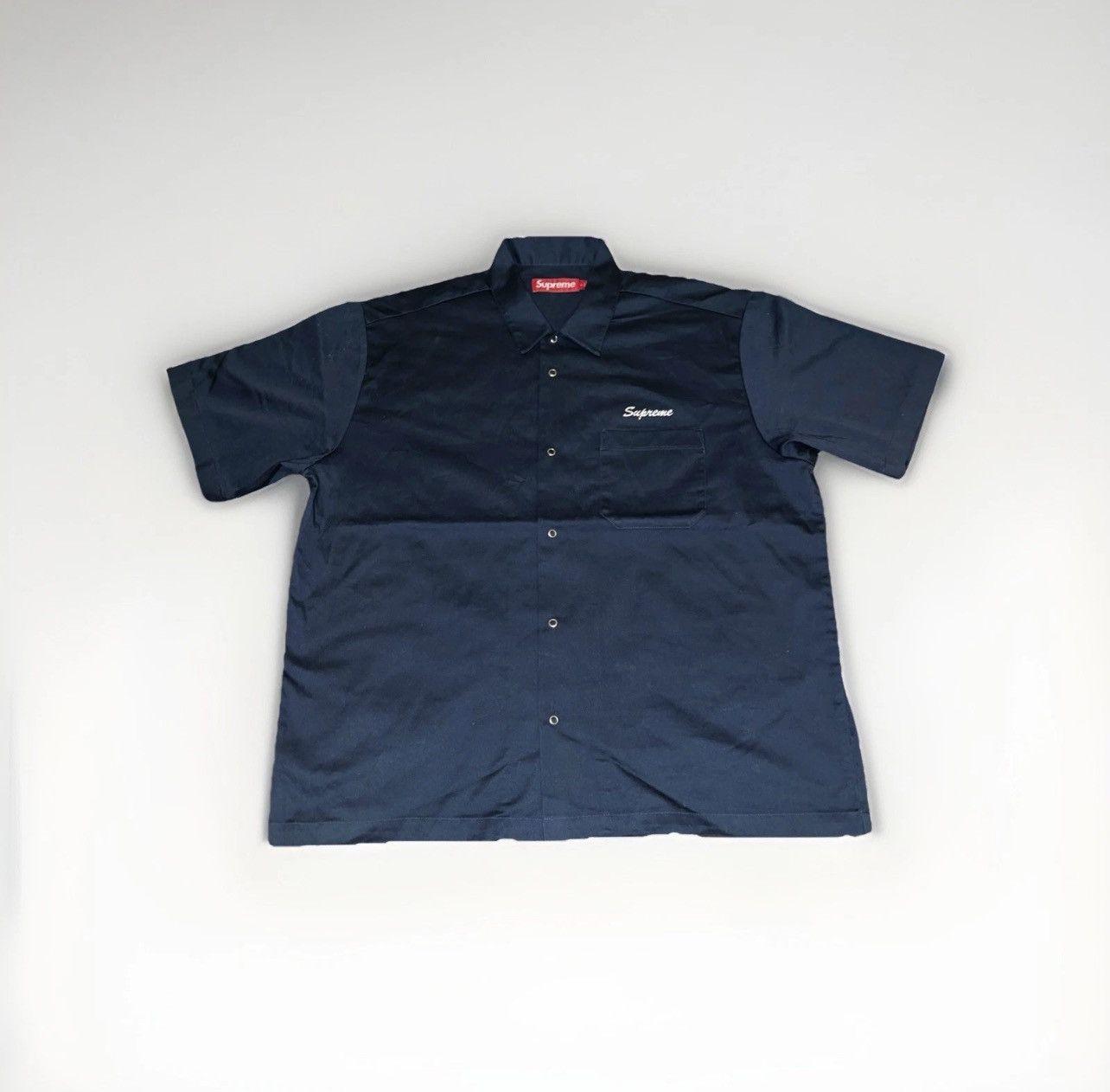Supreme Supreme Margaret Keane Teardrop Work Shirt Light Navy Size L Size US L / EU 52-54 / 3 - 2 Thumbnail