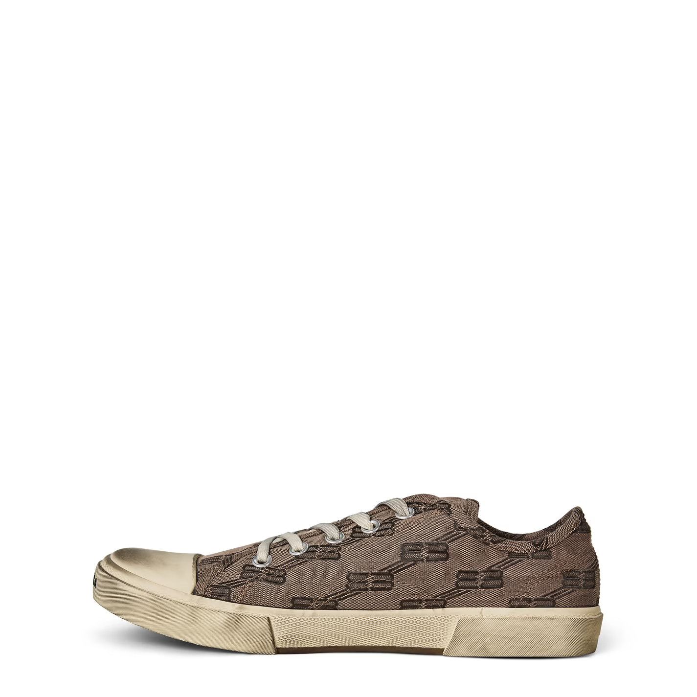 Balenciaga o1g2r1mq0226 Paris Monogram Low Trainers In Brown Size US 7 / EU 40 - 2 Thumbnail