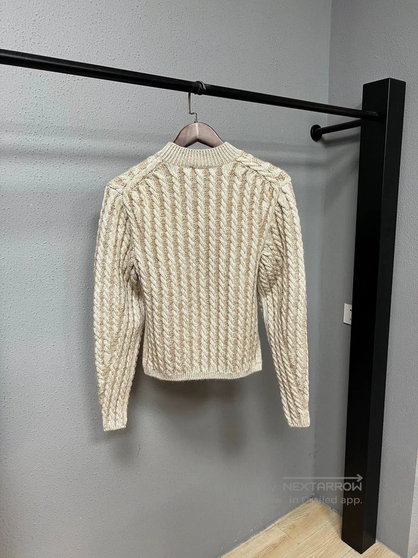 Chloe cream cable knit sweater. Size XS / US 0-2 / IT 36-38 - 2 Thumbnail