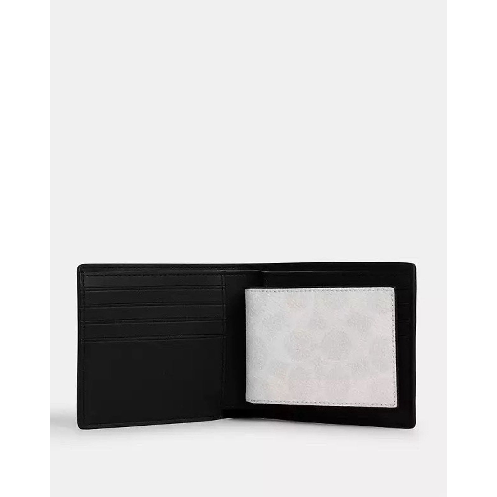 Coach NWT Coach Men's 3-In-1 Wallet Canvas cw380 Chalk & Black Size ONE SIZE - 7 Thumbnail
