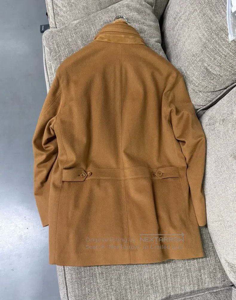 Loro Piana LORO PIANA Winter Voyage Series Camel Hair Hunting Jacket Size US L / EU 52-54 / 3 - 8 Thumbnail