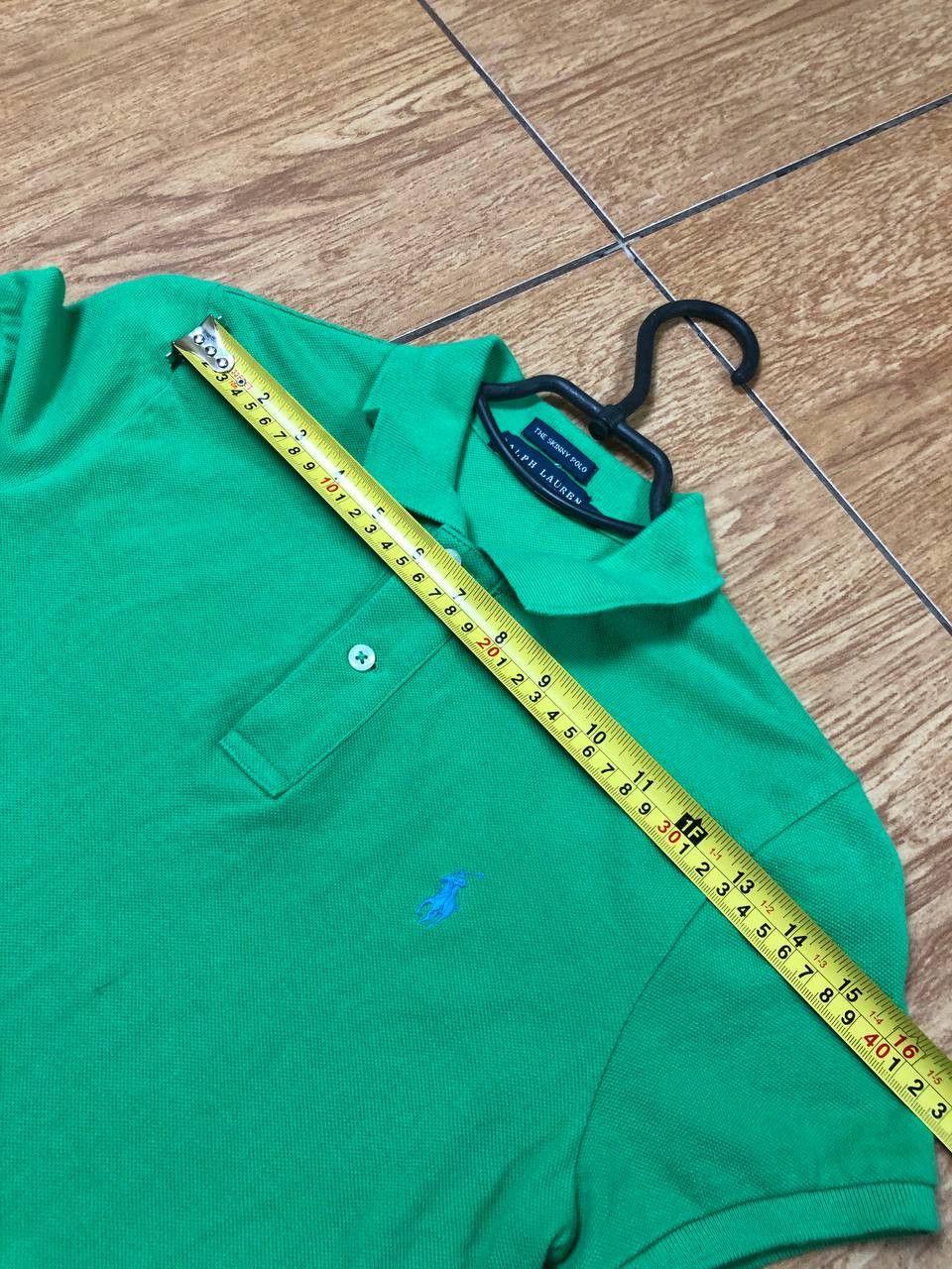 Ralph Lauren Vintage Ralph Lauren Green Skinny Polo Size S Size S / US 4 / IT 40 - 10 Thumbnail