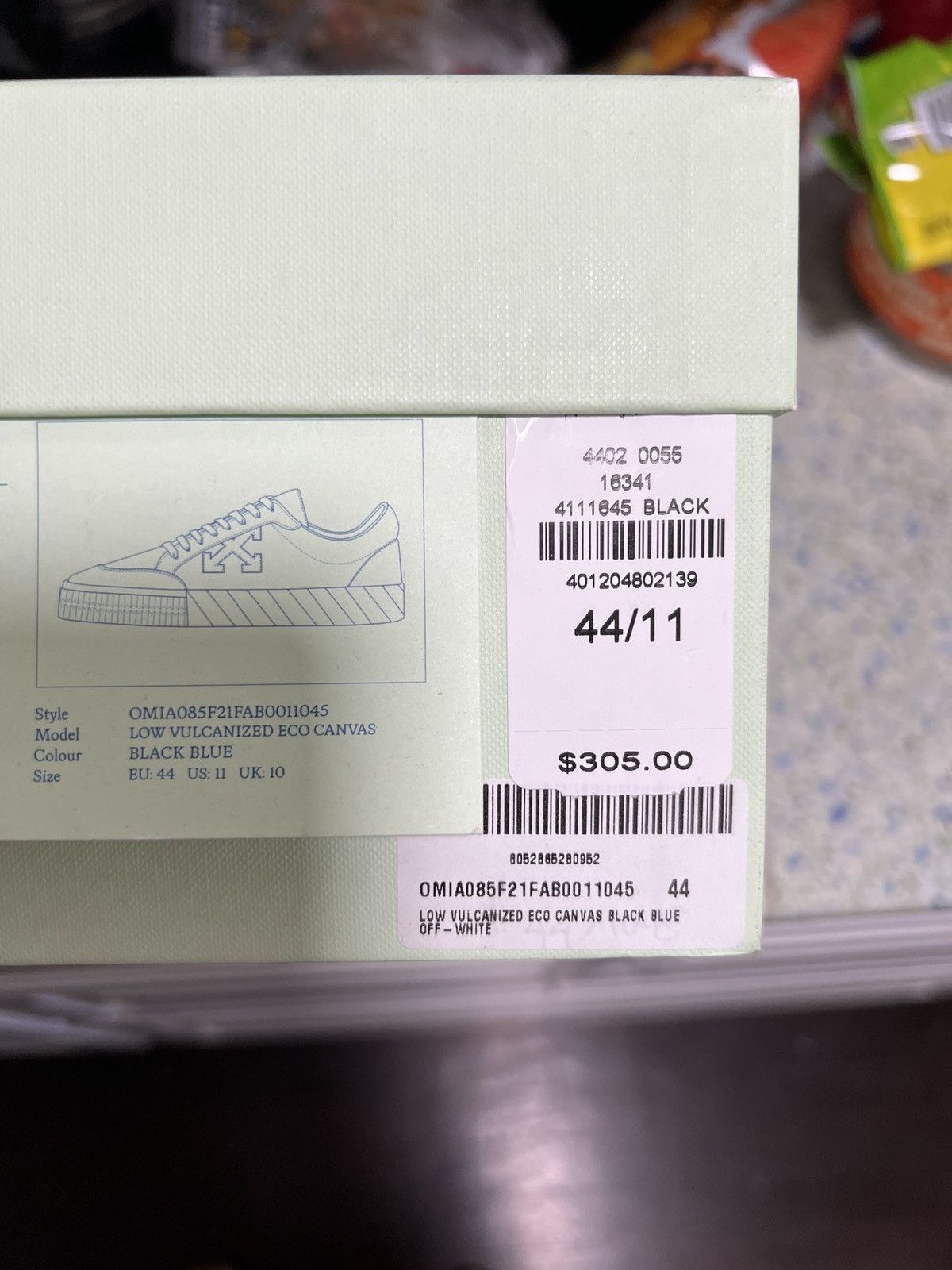 Off-White OFF White Low Vulcanized Sneaker Size US 11 / EU 44 - 8 Thumbnail