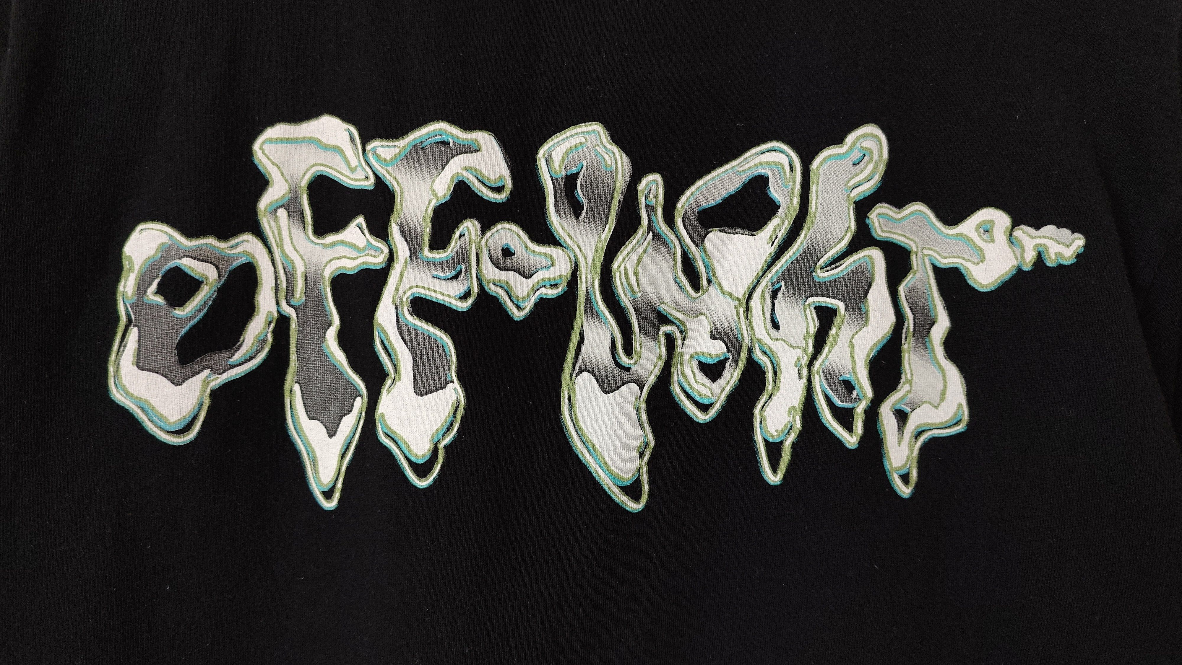 Off-White Off White Graffiti Liquid Logo Tshirt Size US M / EU 48-50 / 2 - 6 Thumbnail