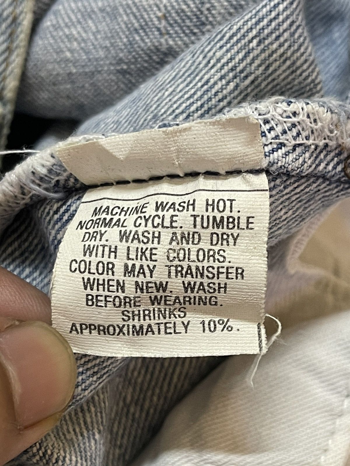 Levi's Vintage Clothing Vintage 80 Levis 501 Blue Faded Wash Relaxed Straight Leg Size US 32 / EU 48 - 10 Thumbnail