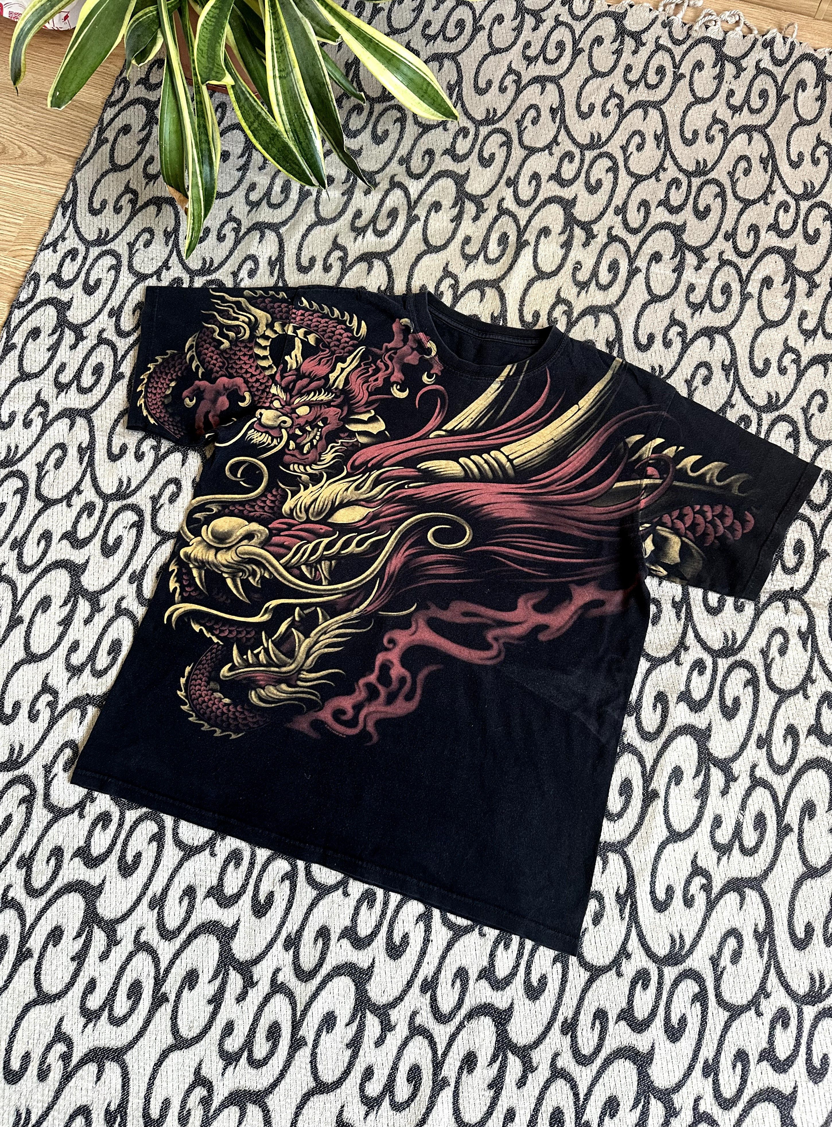 Japanese Brand × Liquid Blue Vintage Liquid Blue Dragon Full Print T-shirt Streetwear Size US L / EU 52-54 / 3 - 2 Thumbnail