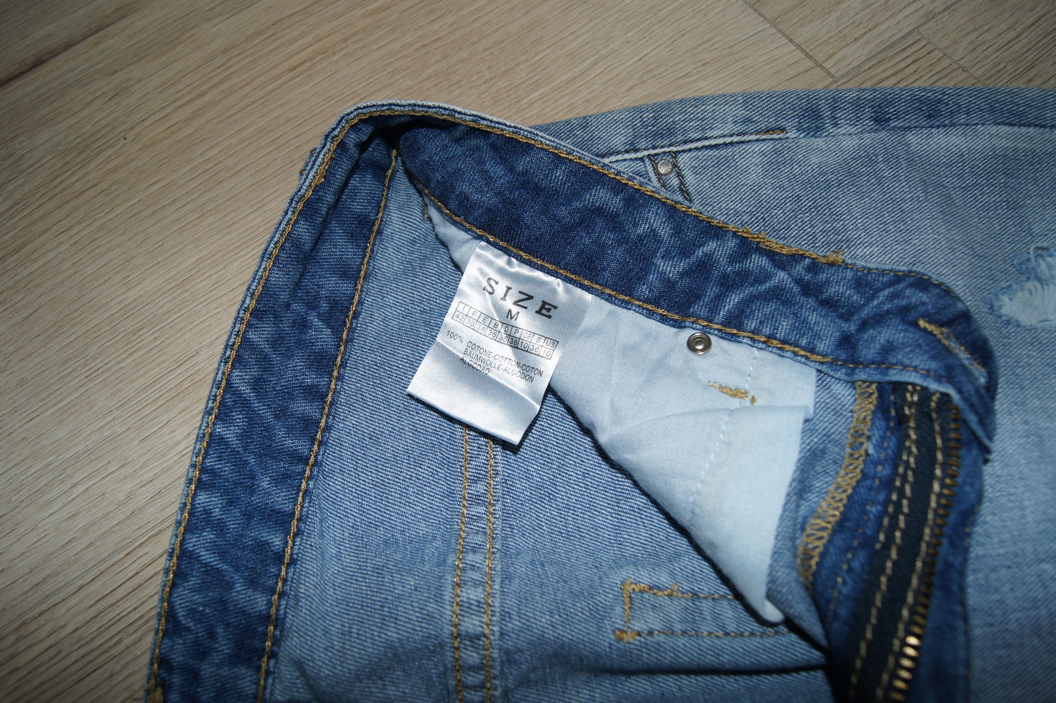 Other Women's distressed jeans Miss Bonbon with holes NEW US 10 M Size 32" / US 10 / IT 46 - 7 Thumbnail