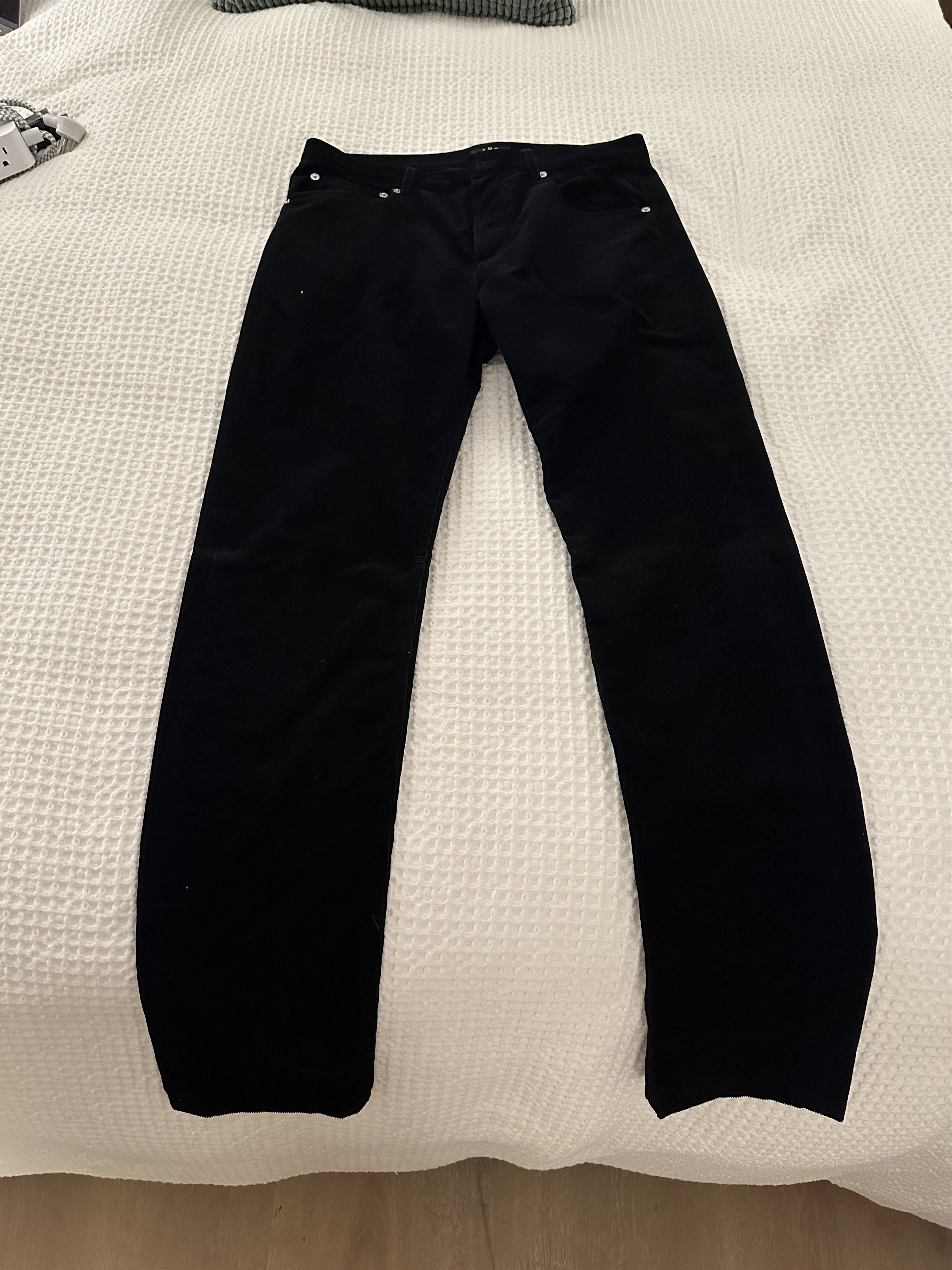 A.P.C. APC Black Corduroy Pants Size US 29 - 1 Thumbnail