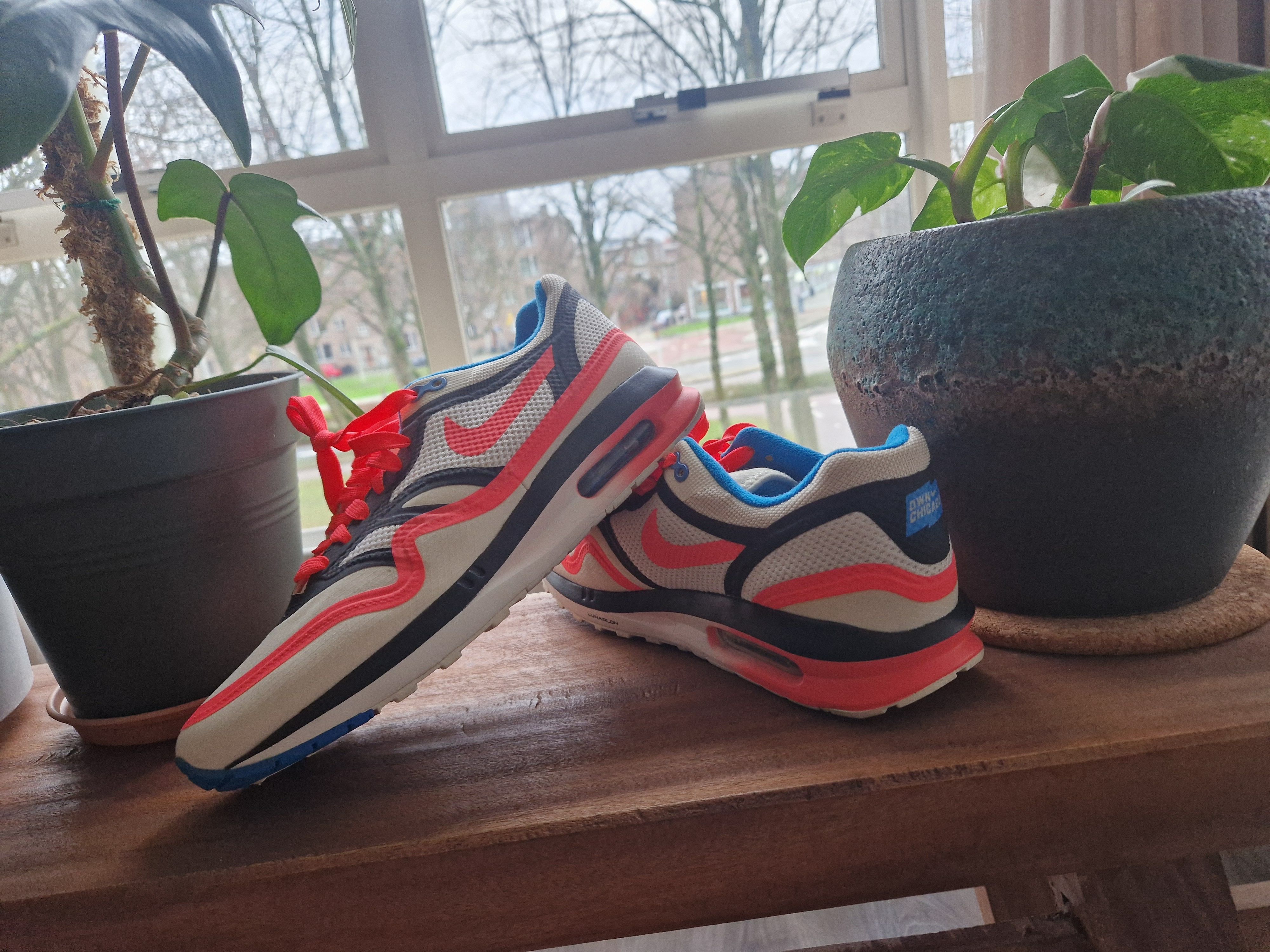 Nike Wms Air Max Lunar1 Wr Chi 'Chicago Marathon' Favorite Size US 10 / IT 40 - 2 Thumbnail