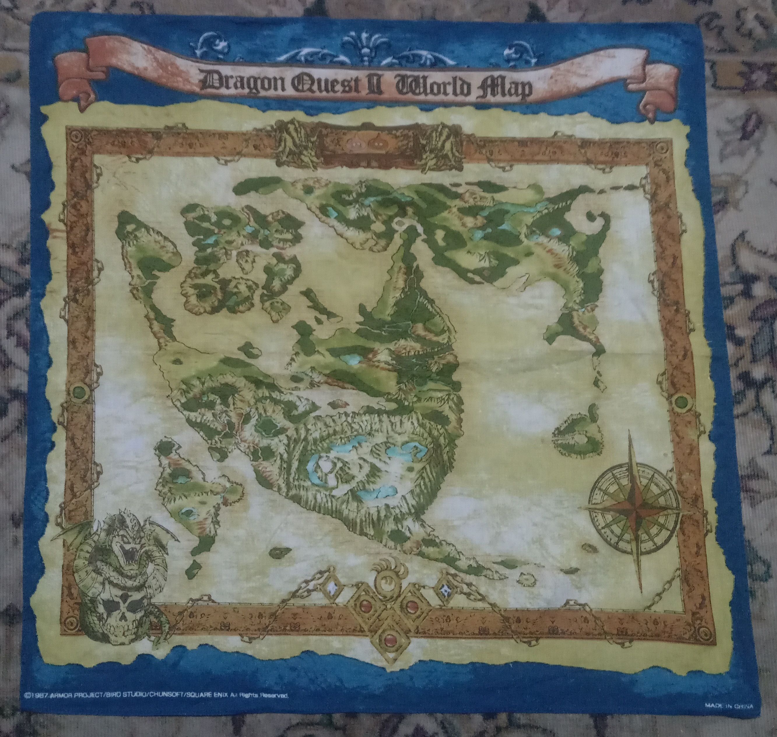 Anime × Japanese Brand × Vintage Rare vintage 80s anime Dragon Quest handkerchief Akira Size ONE SIZE - 1 Thumbnail