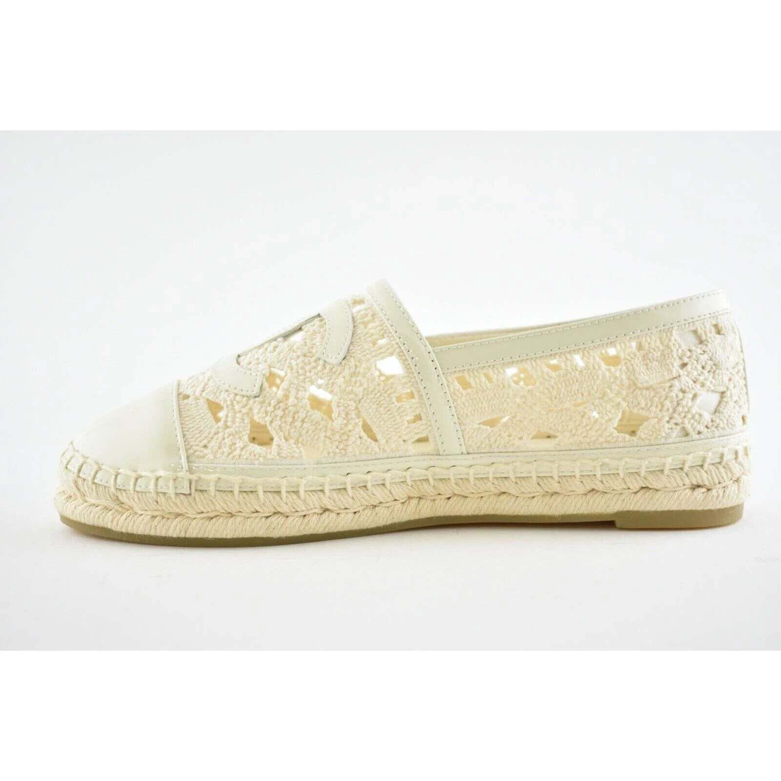Chanel 20S Patent Leather CC Logo Espadrille Slip On Ballet Flat 41 Size US 11 / IT 41 - 3 Thumbnail